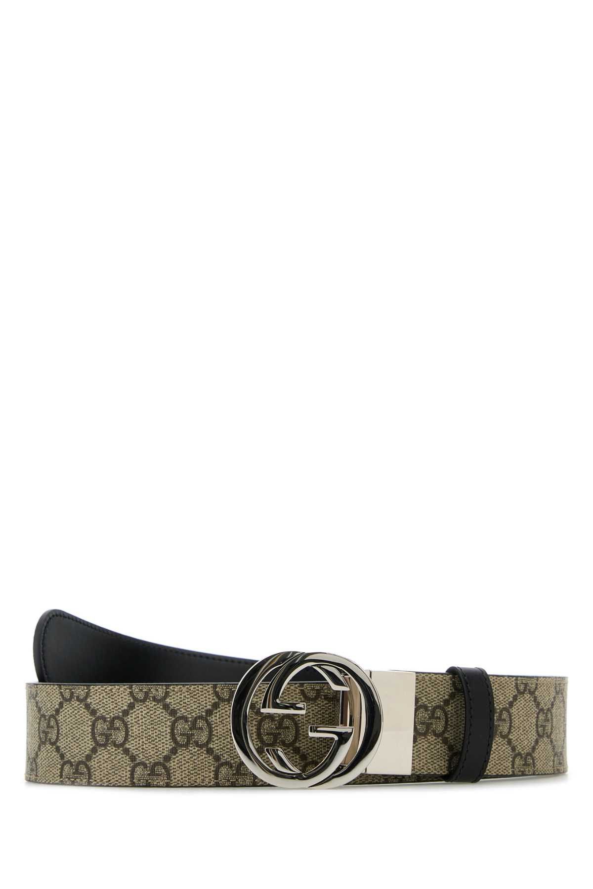 Gucci Gg Supreme Fabric Reversible Belt Size ONE SIZE - 1 Thumbnail