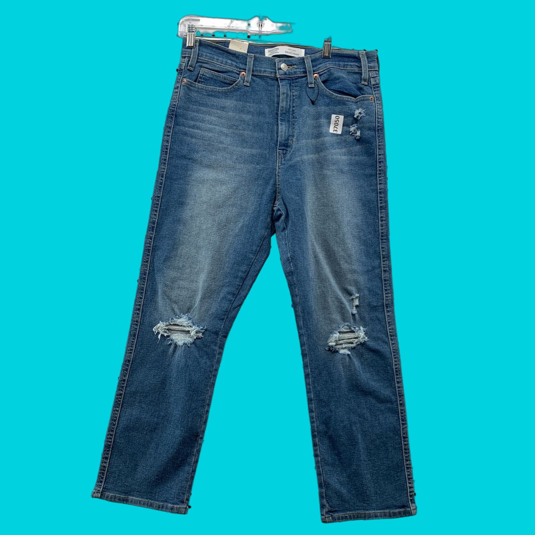 Levi's VINTAGE Levi's High Rise Denim Jeans Women's Size 14 Blue Straight 32x27 Size 36" / US 14 / IT 50 - 1 Thumbnail