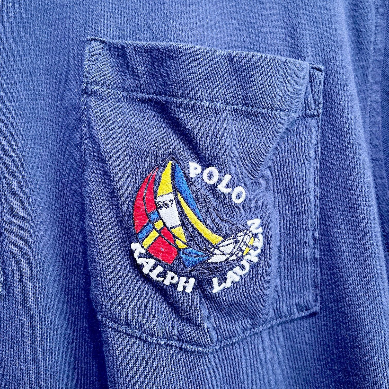 Polo Ralph Lauren POLO Ralph Lauren Sailboat Logo Pocket Polo Shirt Mens Large Size US L / EU 52-54 / 3 - 3 Thumbnail