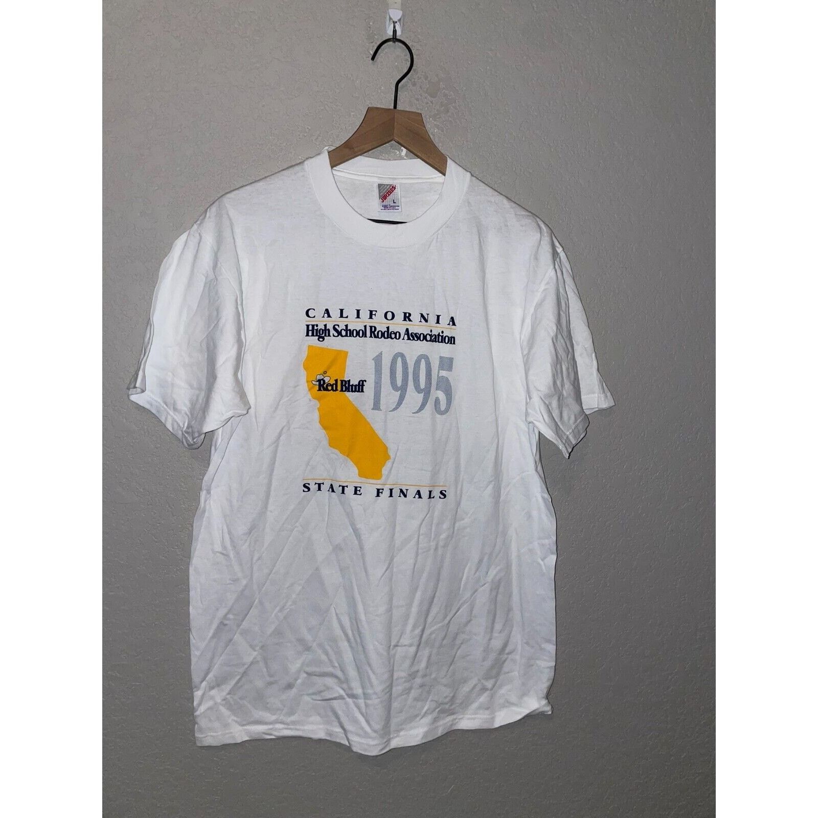 Jerzees Vintage Rodeo Shirt California Assc State Finals Tee 1995 Size US L / EU 52-54 / 3 - 1 Thumbnail