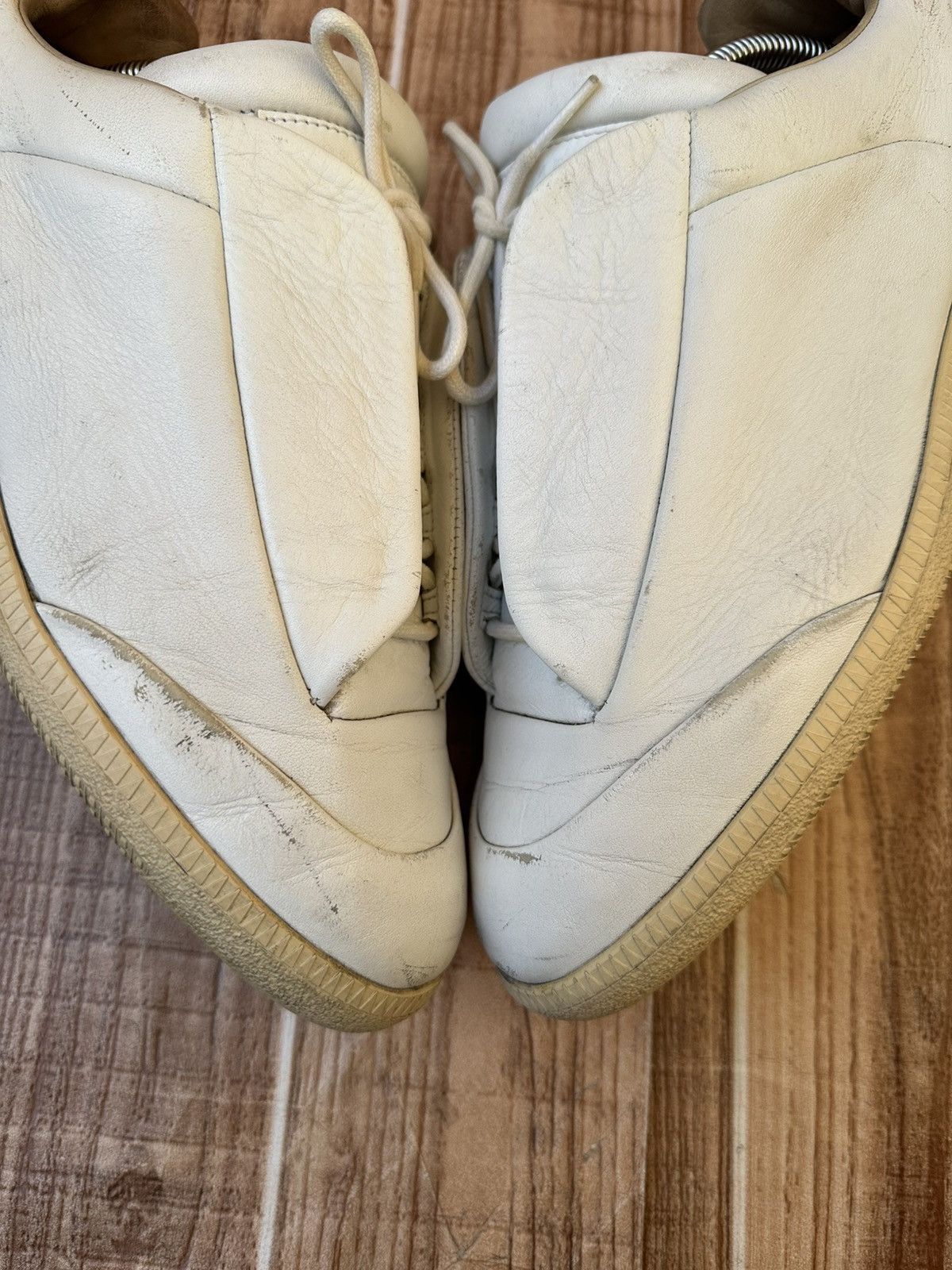 Maison Margiela Maison Margiela Futures White Leather Lowtops Size US 9 / EU 42 - 7 Thumbnail