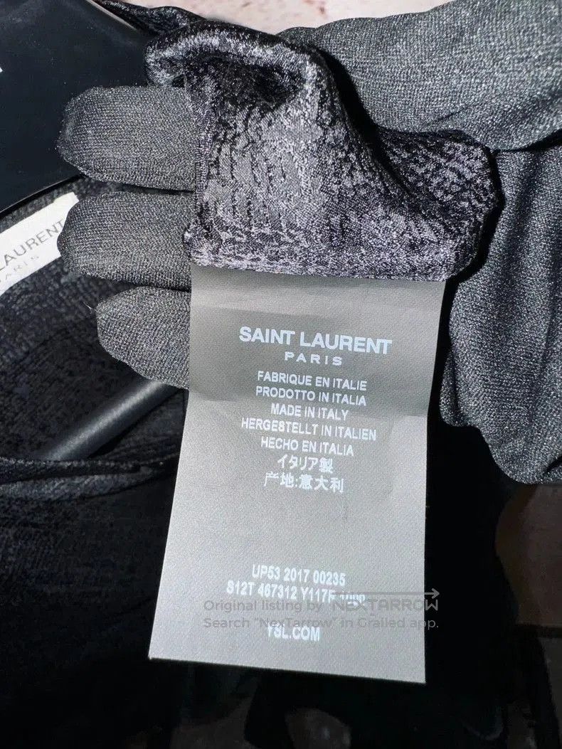 Saint Laurent Paris Saint Laurent 17SS Silk Button. Size US L / EU 52-54 / 3 - 4 Thumbnail