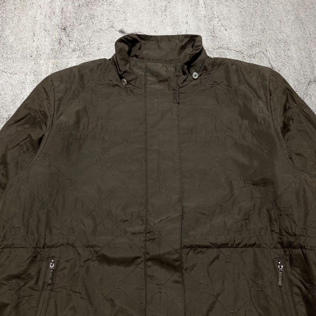 Balmain Balmain Paris Monogram Quilted Jacket Dark Brown Luxury Size US XXL / EU 58 / 5 - 2 Thumbnail