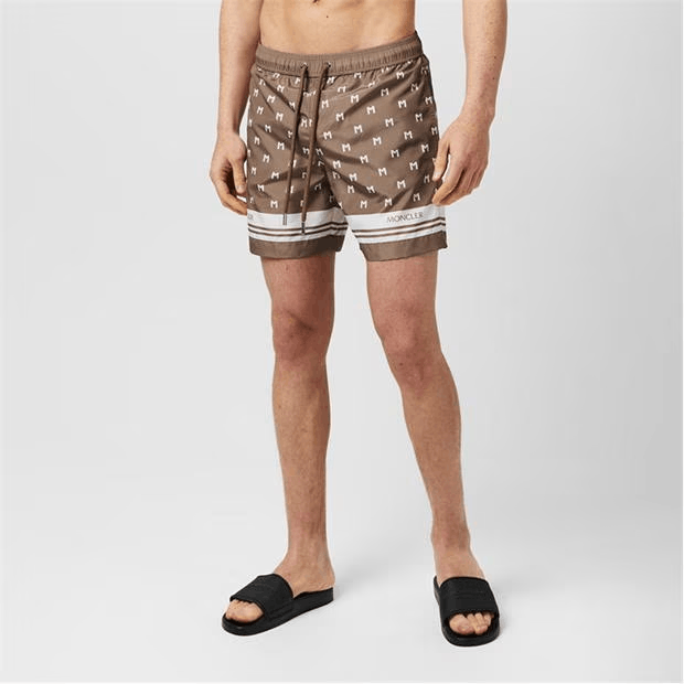 Moncler Monogram Swim Shorts Size US 38 / EU 54 - 5 Thumbnail