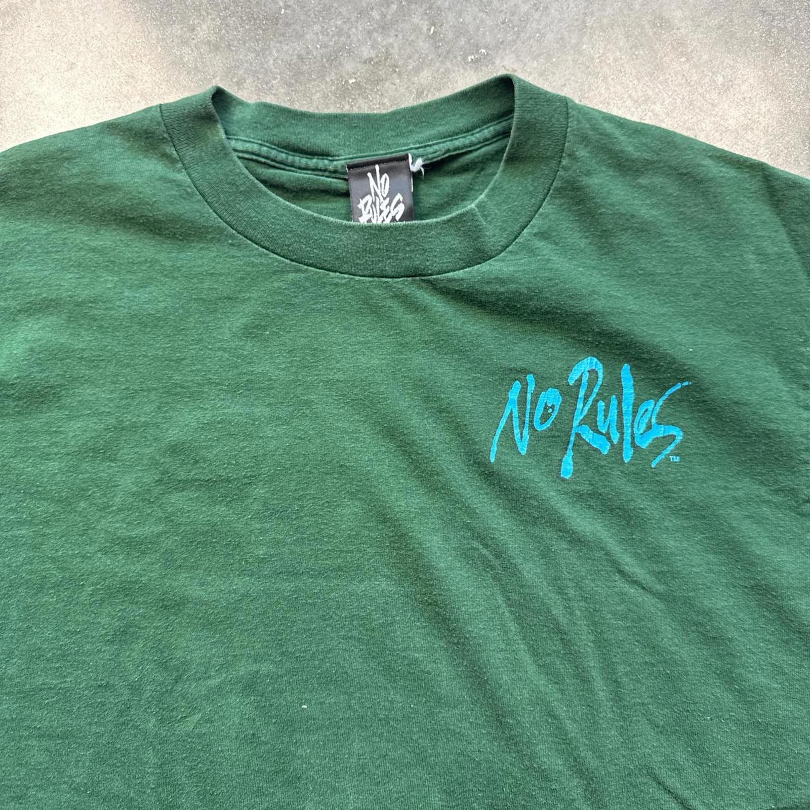 Other Skater Graphic "No Rules" T-Shirt Size US L / EU 52-54 / 3 - 3 Thumbnail