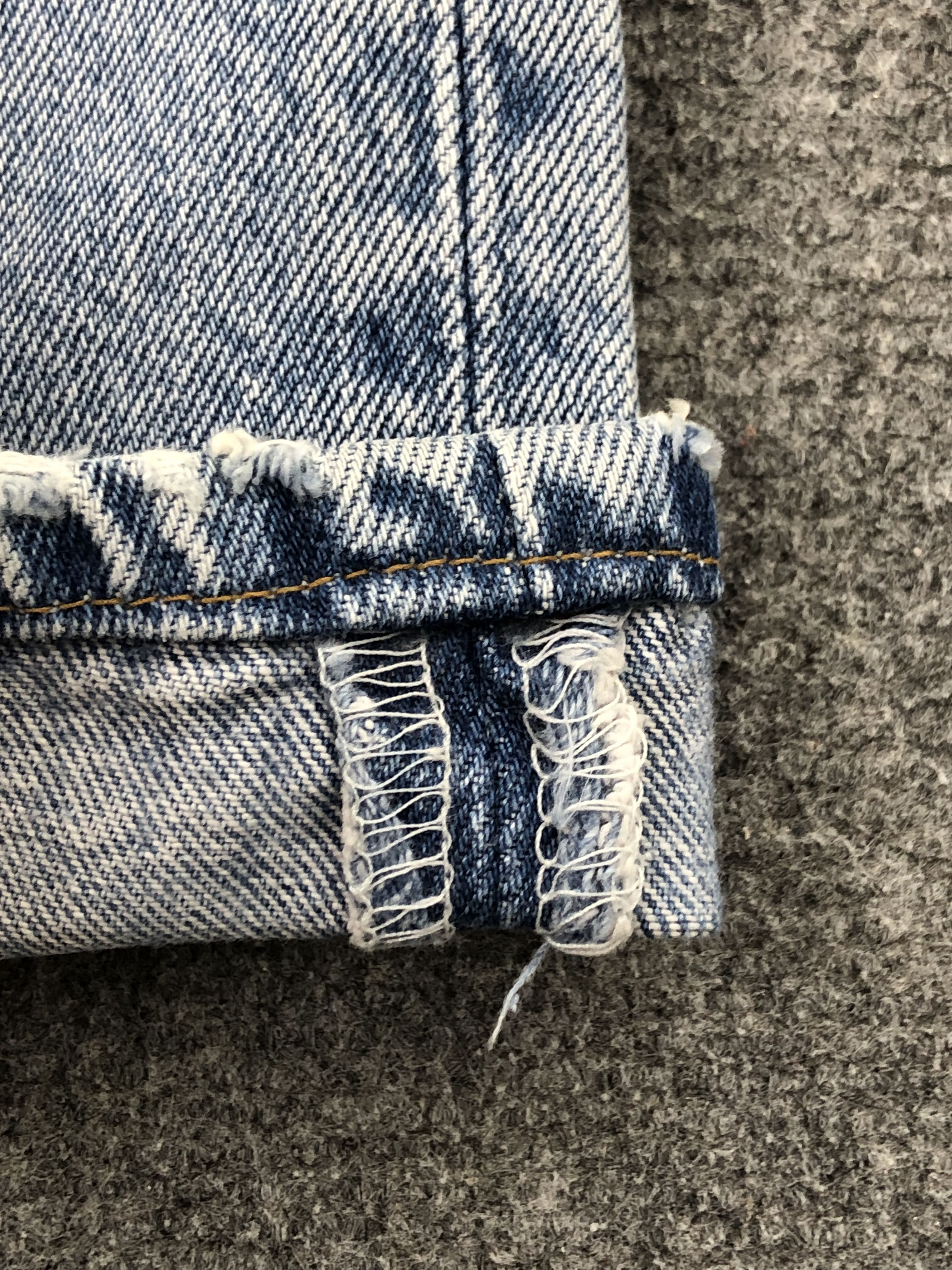 Levi's × Vintage Vintage 90s Levis 501 Light Washed Denim Jeans Size US 33 - 11 Thumbnail