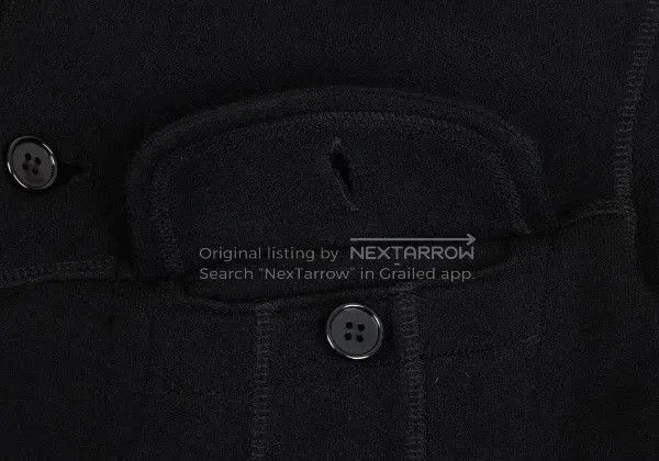 Comme des Garcons Comme Des Garcons size F Black vintage round neck coat Size S / US 4 / IT 40 - 6 Thumbnail