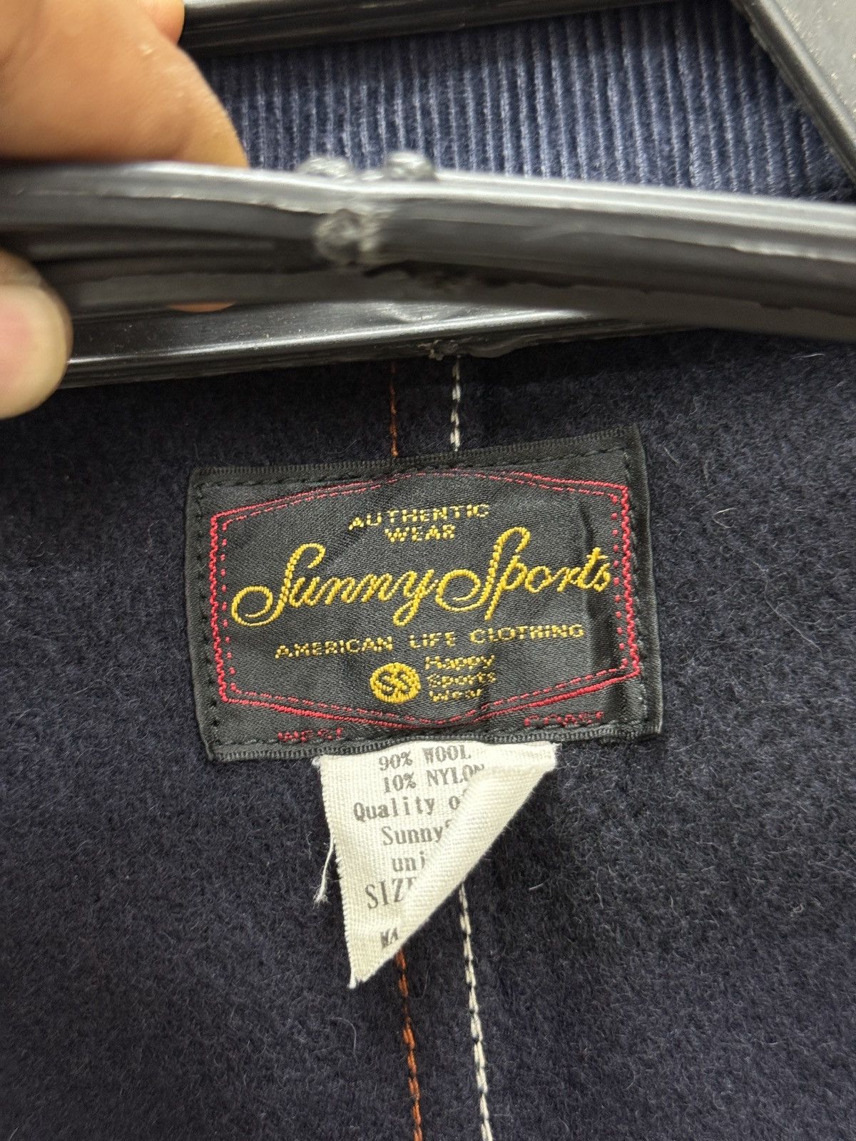 Sunny Sports 🔥🔥🔥ARCHIVE SUNNY SPORTS BLACK BLUE WOOL JACKET Size US M / EU 48-50 / 2 - 8 Thumbnail