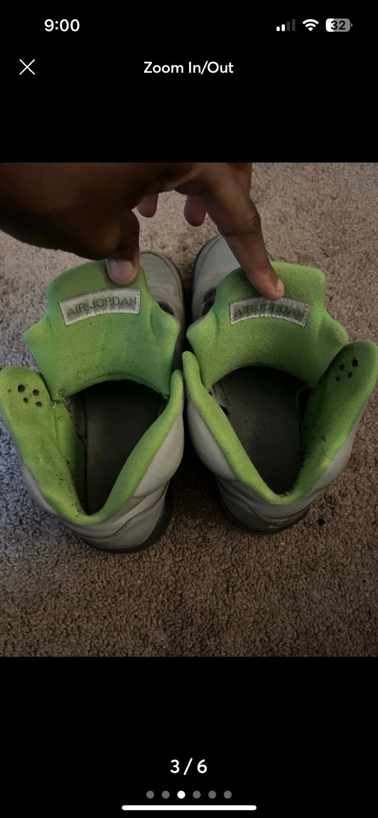 Jordan Brand jordan 5 green bean Size US 10 / EU 43 - 3 Thumbnail