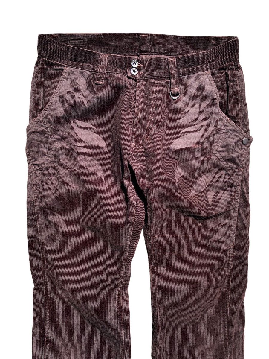Nicole Club Nicole Club For Men tribal design flare pants Size US 32 / EU 48 - 3 Thumbnail