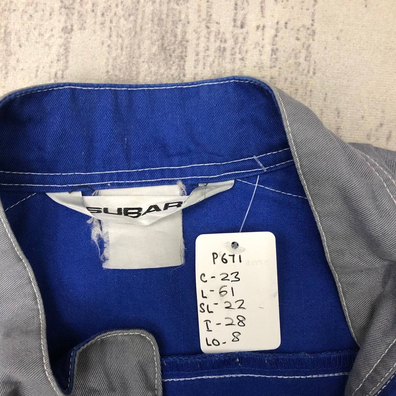 Japanese Brand P671 SUBARU RALLY UNIFORM COVERALLS Size US L / EU 52-54 / 3 - 7 Thumbnail