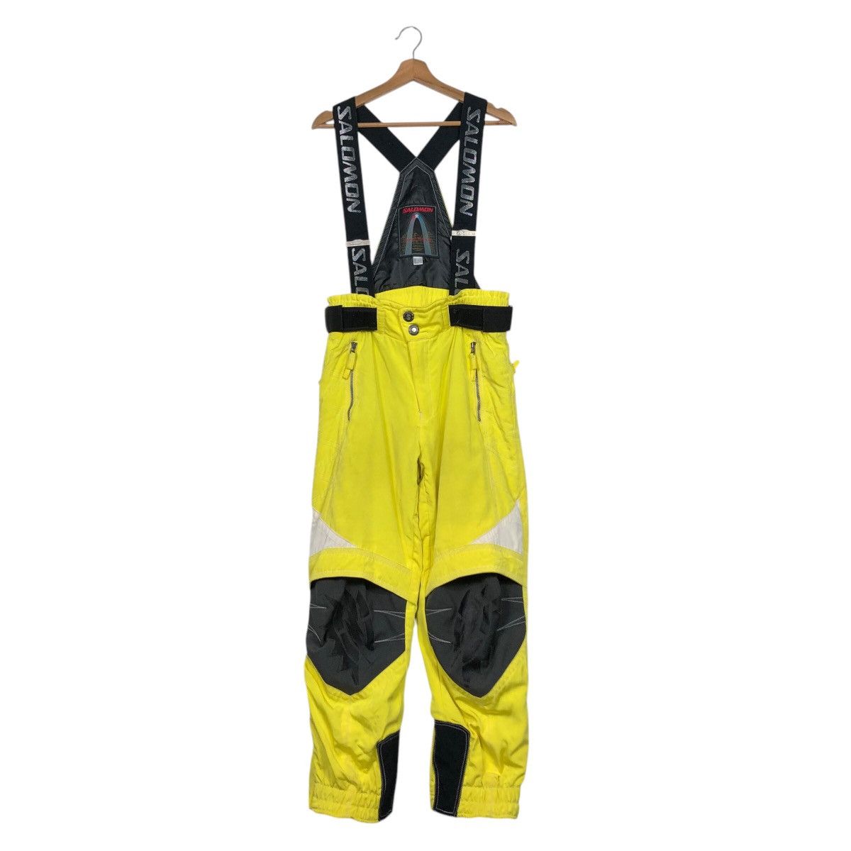 Japanese Brand × Salomon × Vintage 📌Vintage Jumpsuit Pants Salomon Ski Wear Rich Yellow Size US 30 / EU 46 - 2 Thumbnail