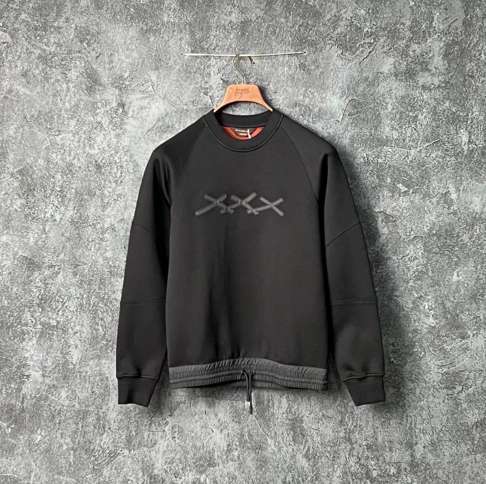 Ermenegildo Zegna Ermenegildo Zegna Patchwork Hoodie s Men Size US S / EU 44-46 / 1 - 1 Thumbnail
