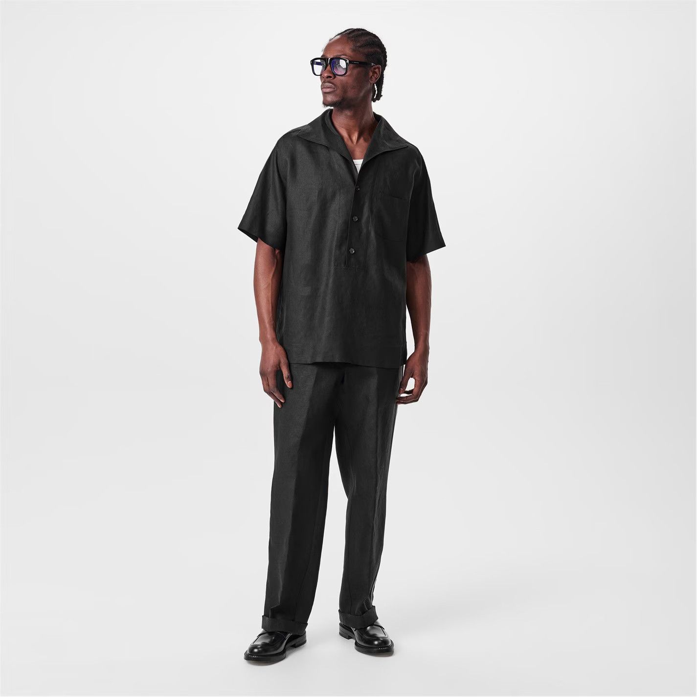 Dolce & Gabbana o1g2r1mq0426 Short Sleeve Short Shirt in Black Size US M / EU 48-50 / 2 - 6 Thumbnail