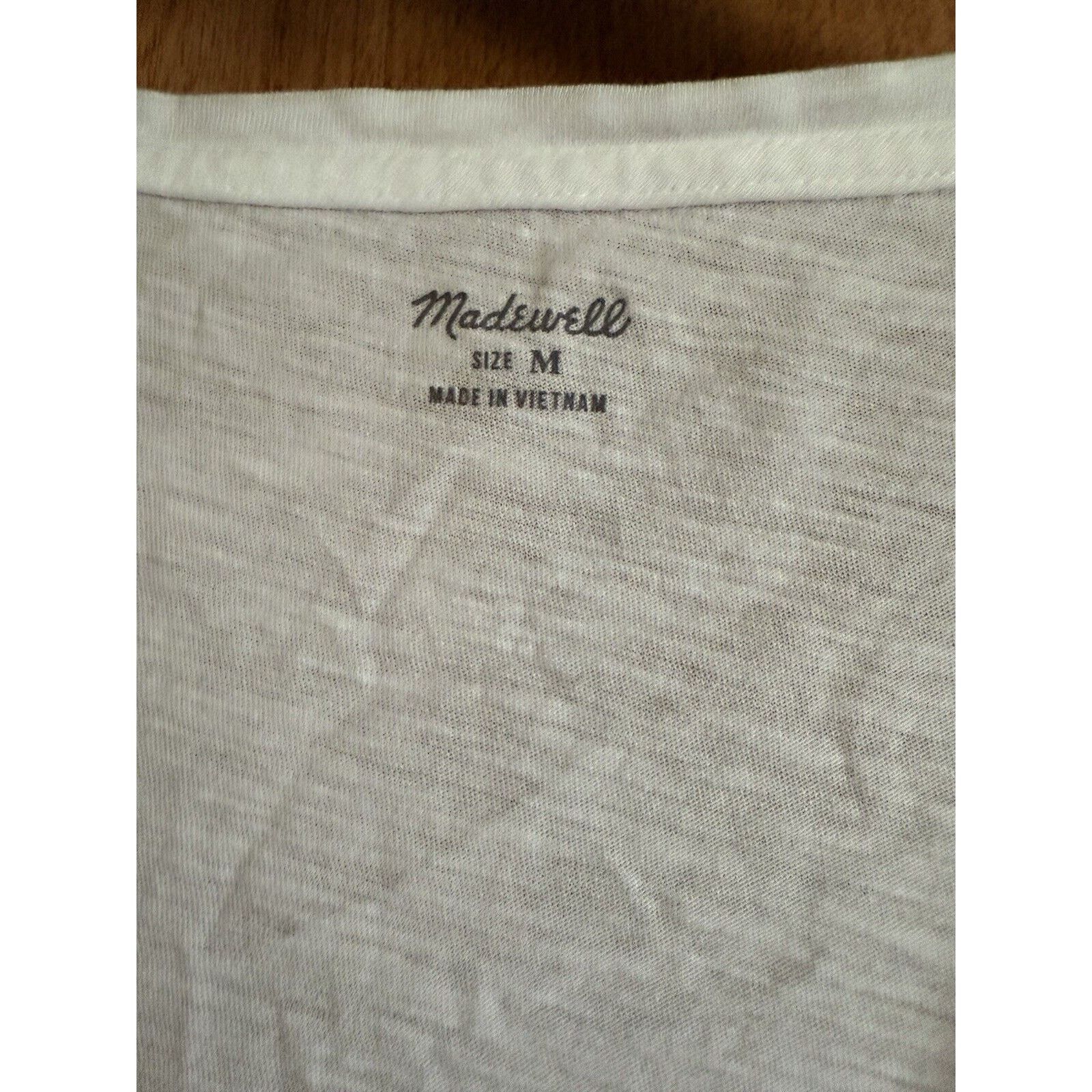 Madewell Madewell Basic Little White T-Shirt Size Medium Size M / US 6-8 / IT 42-44 - 3 Thumbnail