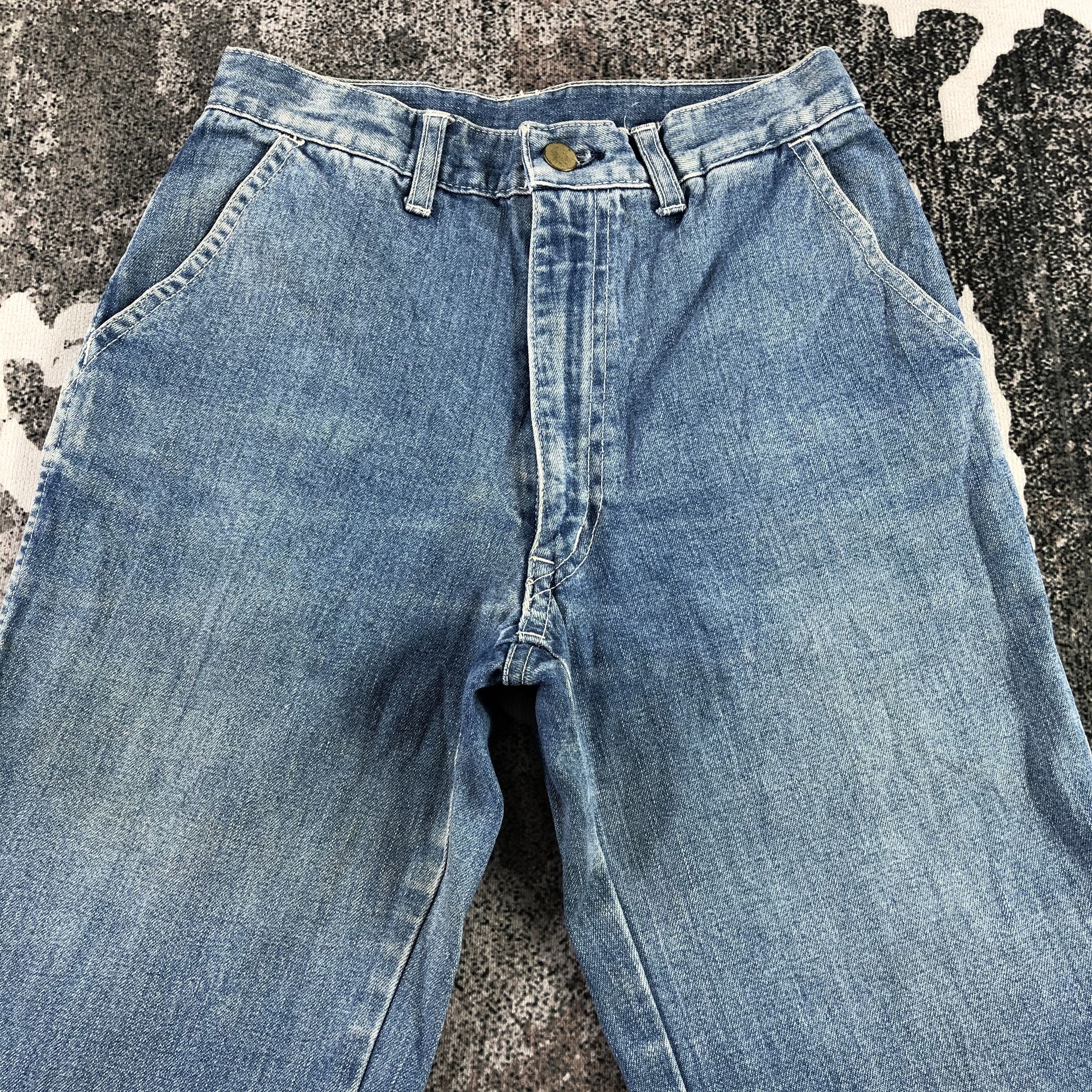 Vintage Vintage Lip Star Jeans High Waist Denim Size 25x31 Size 26" / US 2 / IT 38 - 3 Thumbnail