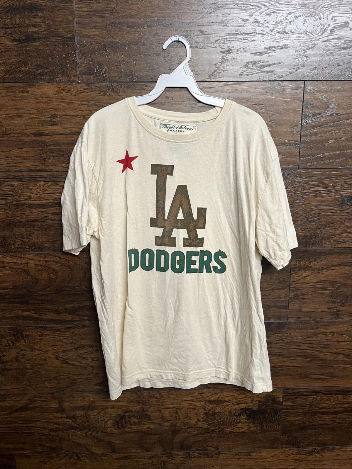 Designer Rare LA Dodgers California Flag T-shirt - Wright & Ditson -L Size US L / EU 52-54 / 3 - 1 Thumbnail