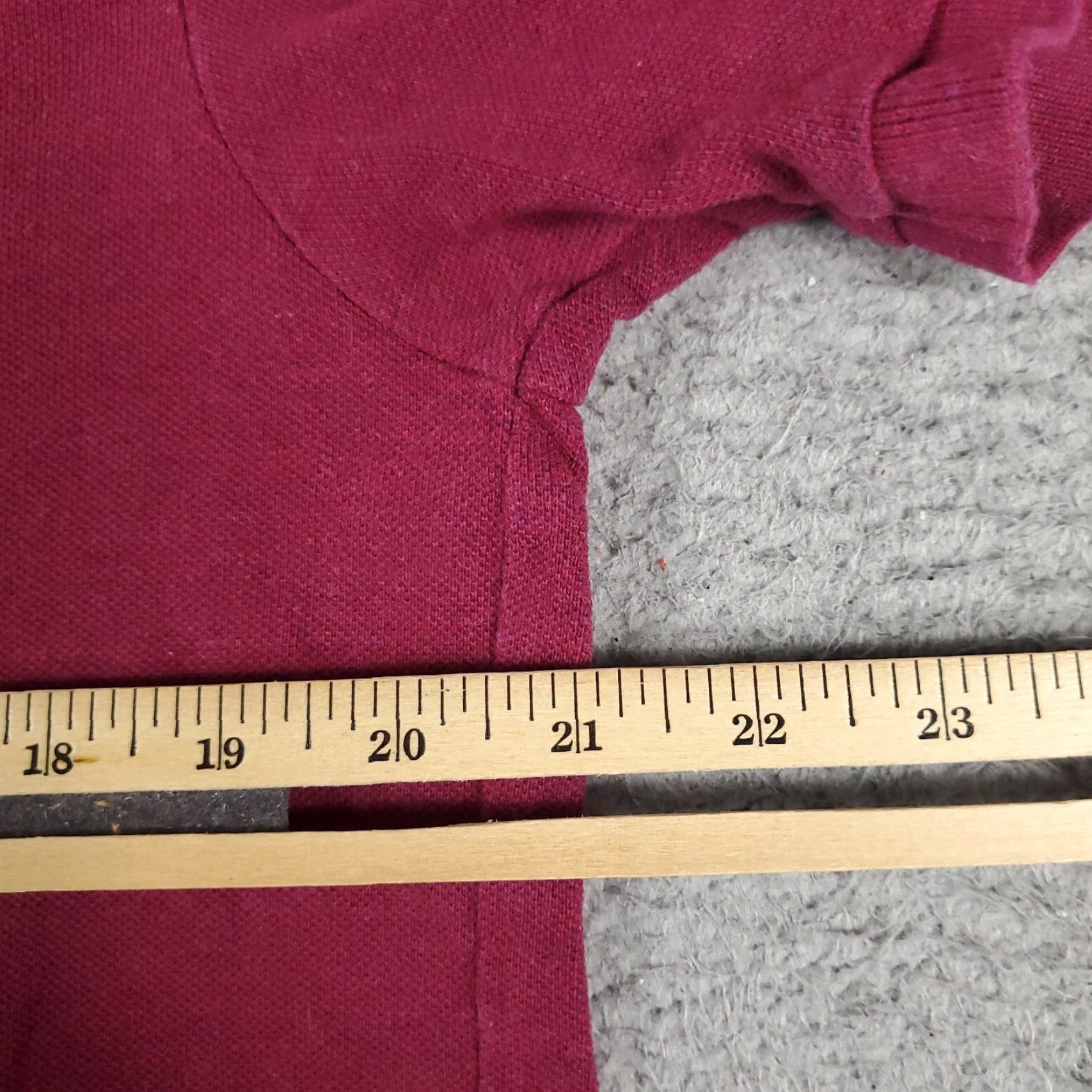 Ralph Lauren VINTAGE Ralph Lauren Polo Shirt Mens Large Magenta Pony Casual Short Sleeve Size US L / EU 52-54 / 3 - 6 Thumbnail