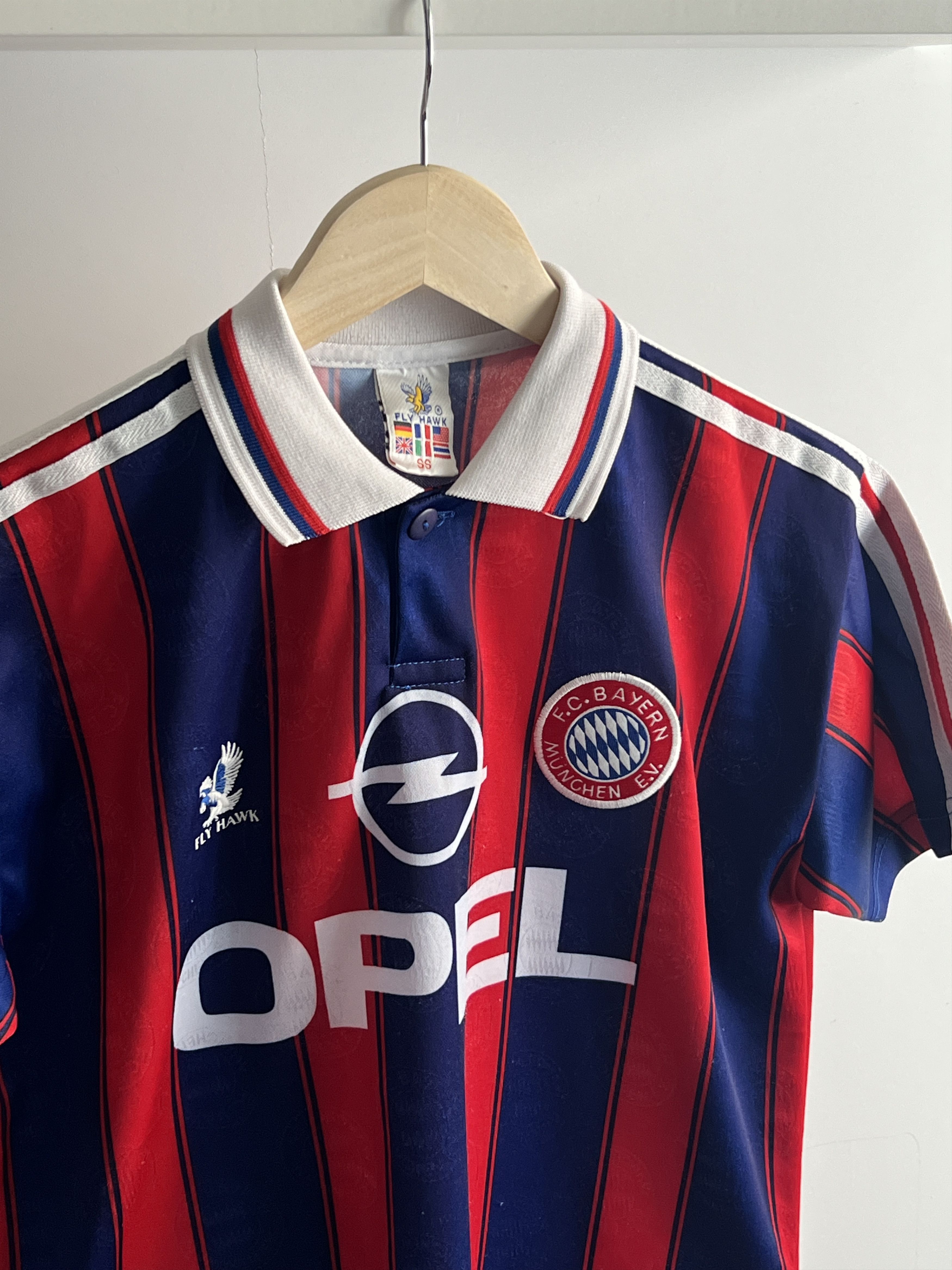 Vintage Soccer Jersey Bayern Munchen Opel 1997/98 Vintage Size US XS / EU 42 / 0 - 2 Thumbnail
