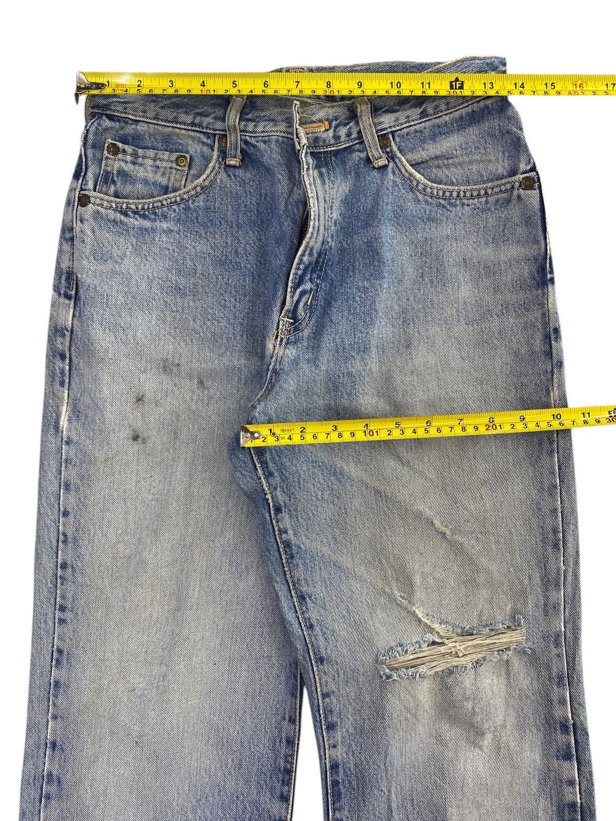 Edwin Vintage Edwin Acid Light Wash Style Ripped Jeans Size US 28 / EU 44 - 5 Thumbnail