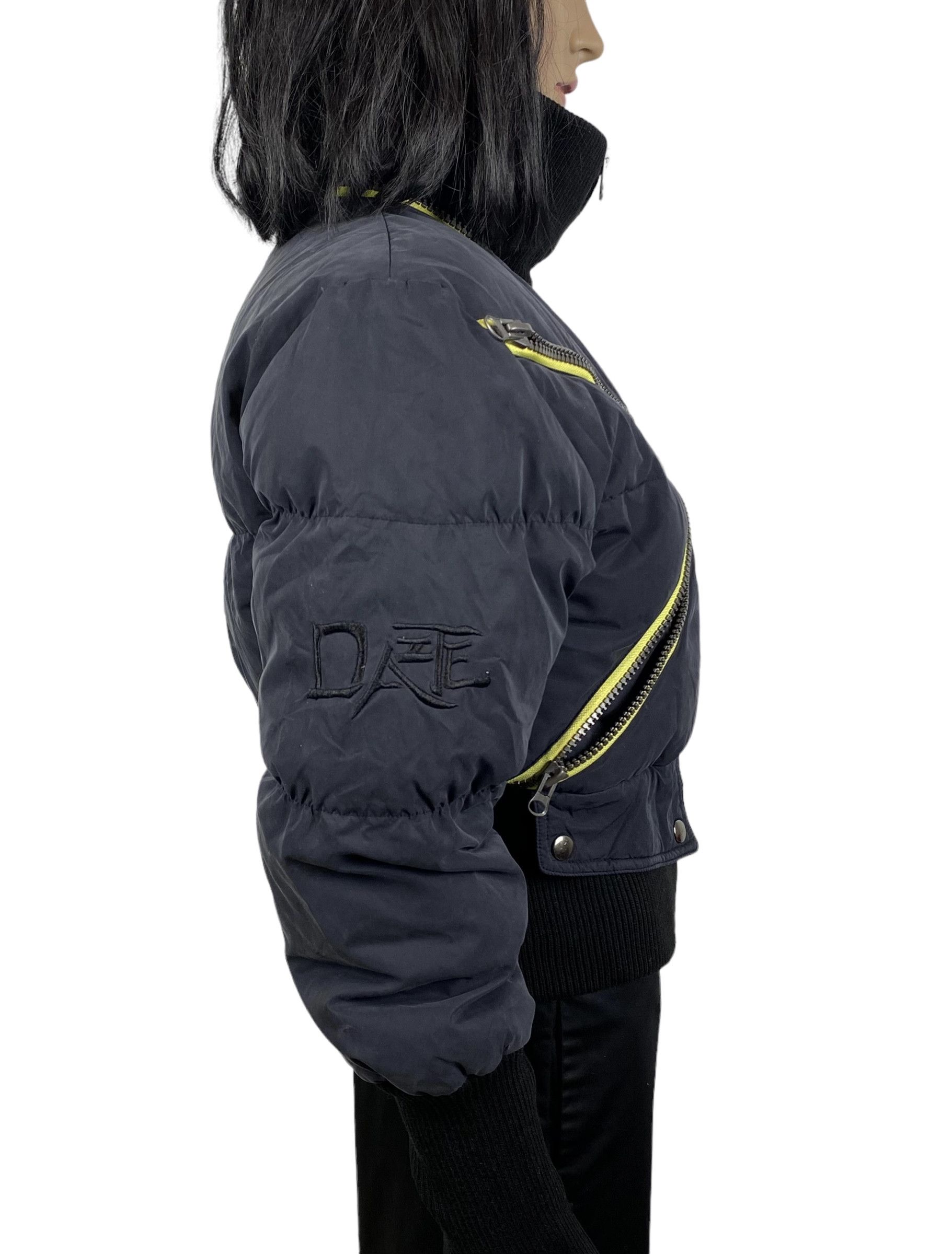 Designer DAITE Y2K ZIPERS Down Jacket bomber size 14 Size L / US 10 / IT 46 - 4 Thumbnail