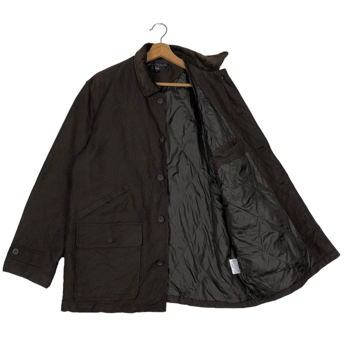Japanese Brand 🔥Rich Brown Vtg Chore Jacket Quilted John Pearse London Size US M / EU 48-50 / 2 - 9 Thumbnail