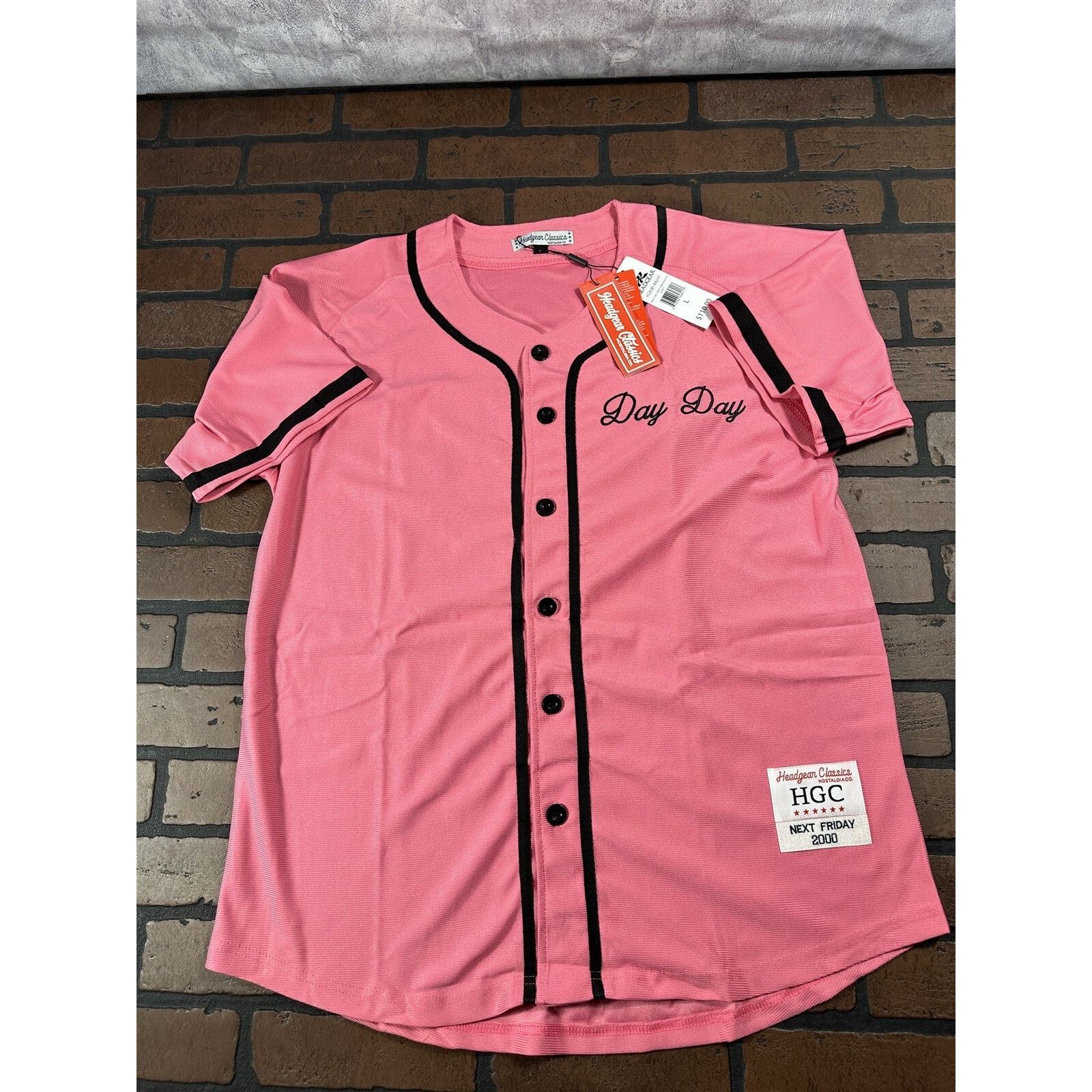 PINKY'S Day Day Pink Baseball Jersey ~Never Worn~ M L XL XXL