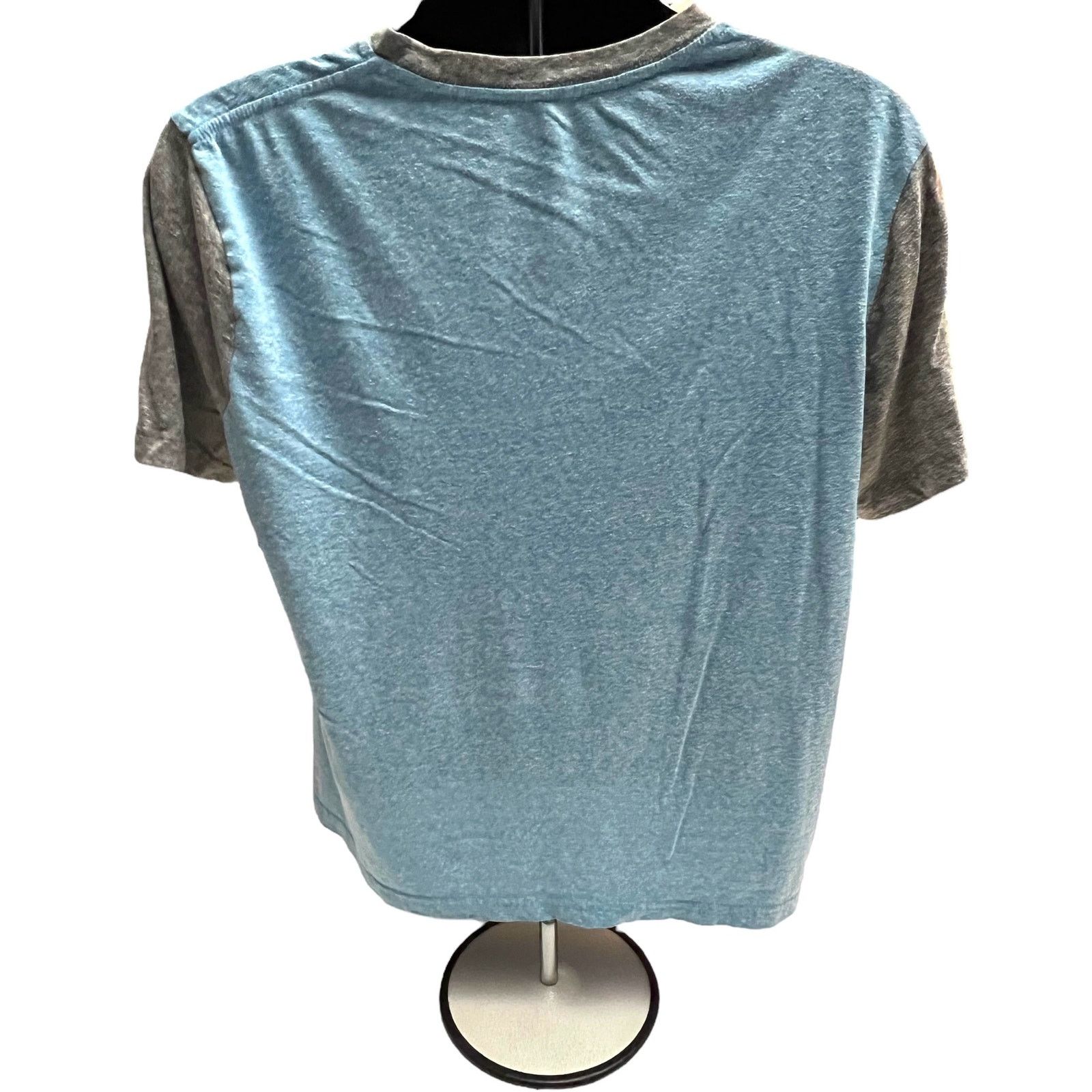 Pokemon Pokémon Pikachu T-Shirt Adult Large Blue Ringer Tee Nintendo Size US L / EU 52-54 / 3 - 2 Thumbnail