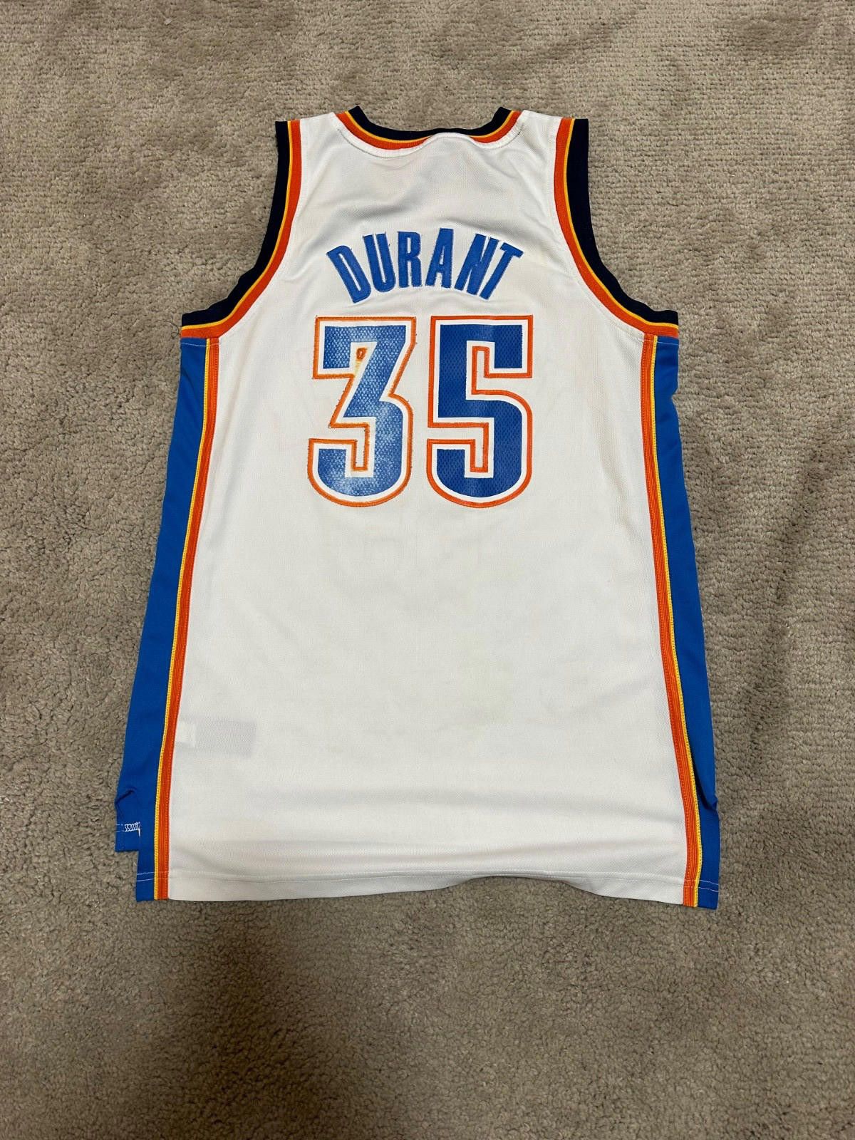 Adidas NBA OKLAHOMA CITY THUNDER BASKETBALL SHIRT Size S #35 DURANT Size US S / EU 44-46 / 1 - 7 Thumbnail