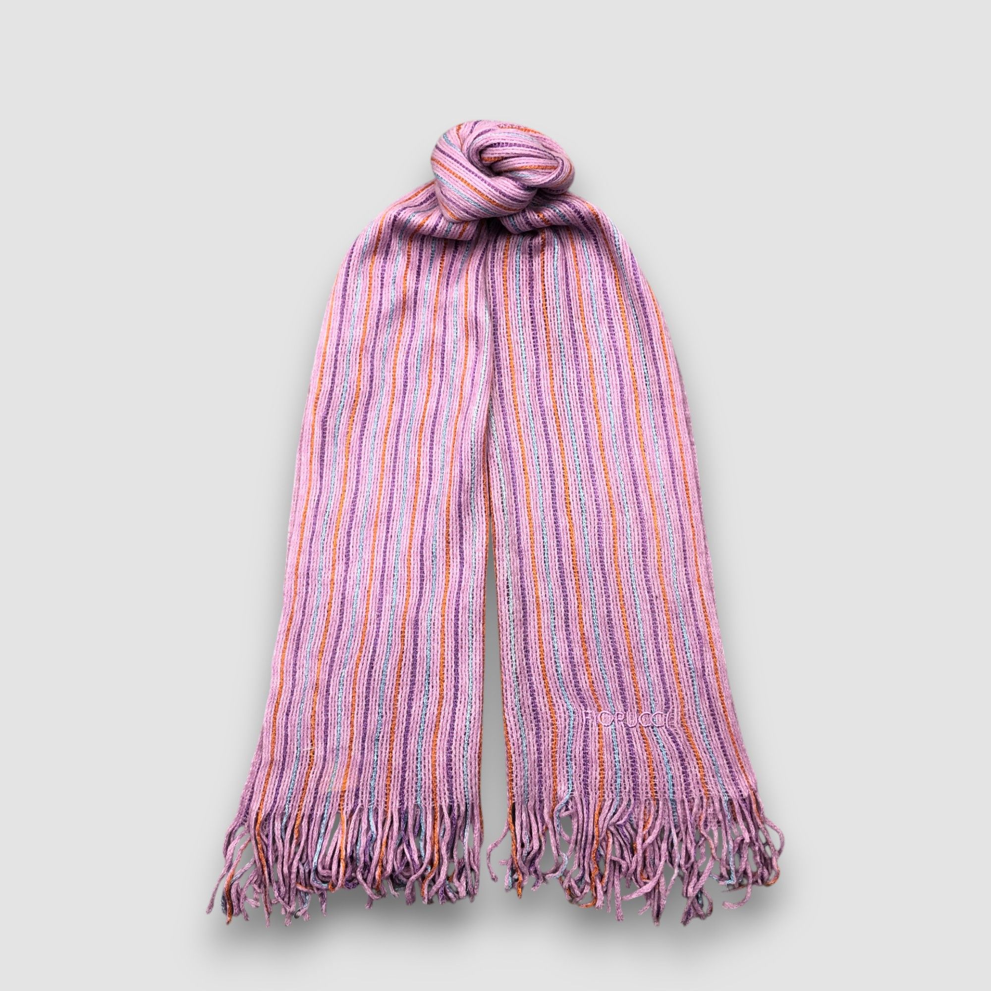 Fiorucci Vintage Fiorucci Scarf Muffler Wool Cashmere Scarves Size ONE SIZE - 1 Thumbnail