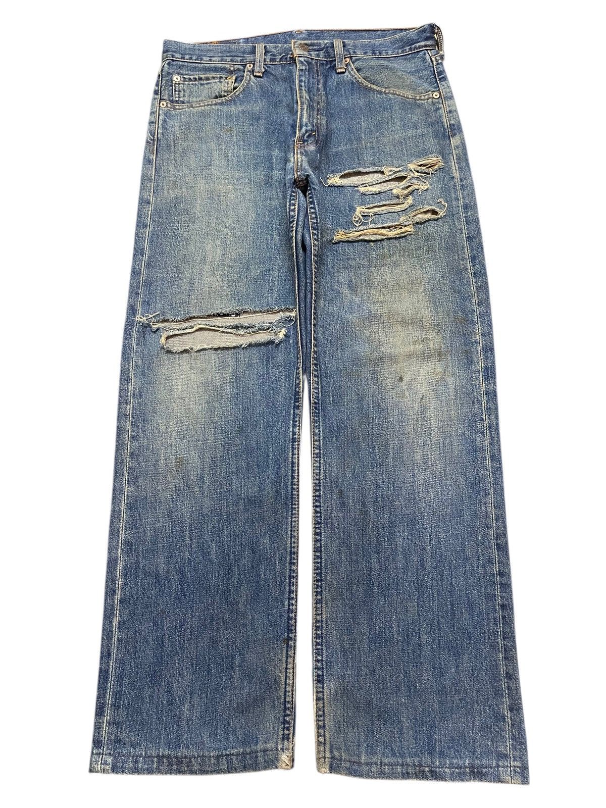 Vintage 90s Japan Levis 512 Distressed Style Baggy Jeans