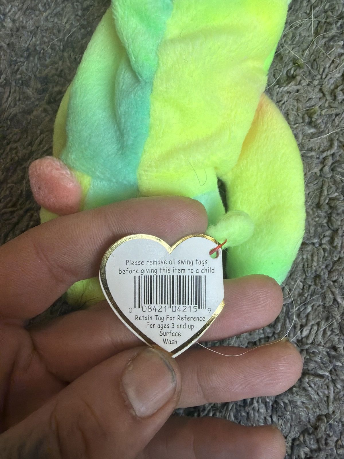 Vintage 1999 Ty Sammy Beanie Baby Size ONE SIZE - 5 Thumbnail