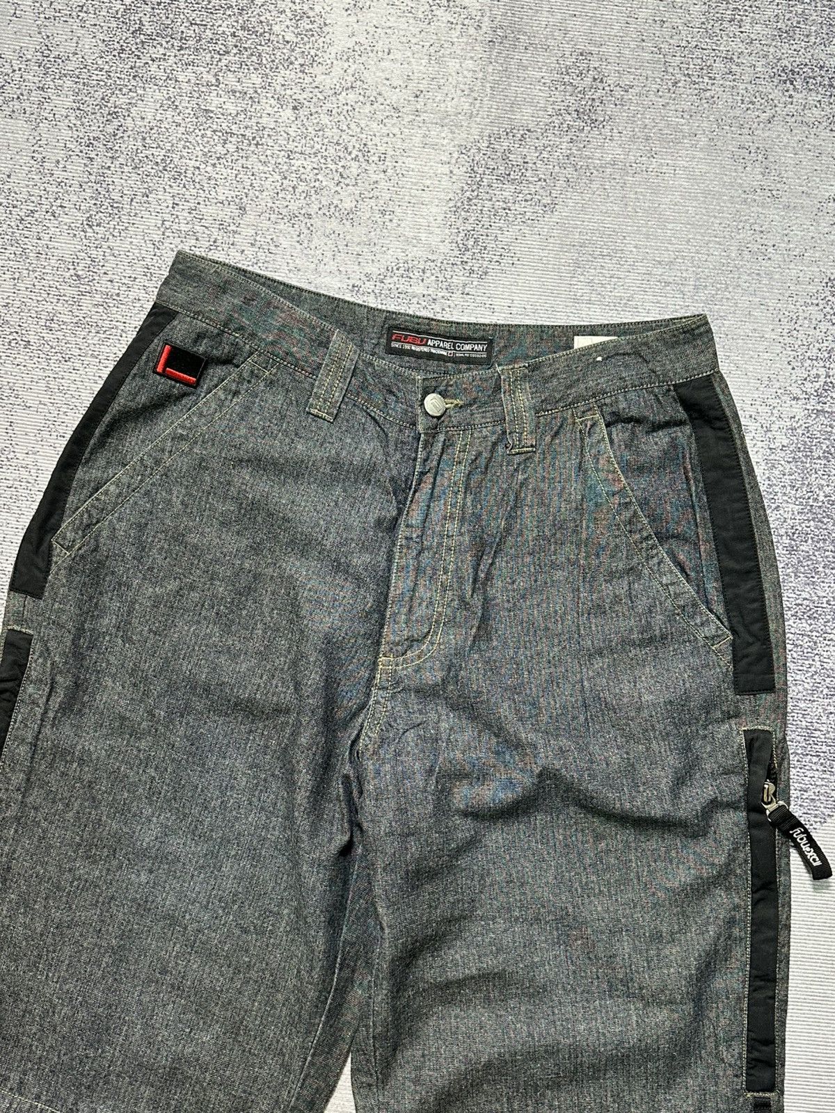 PPFM Vintage Fubu Y2K Baggy Denim Size US 31 - 3 Thumbnail