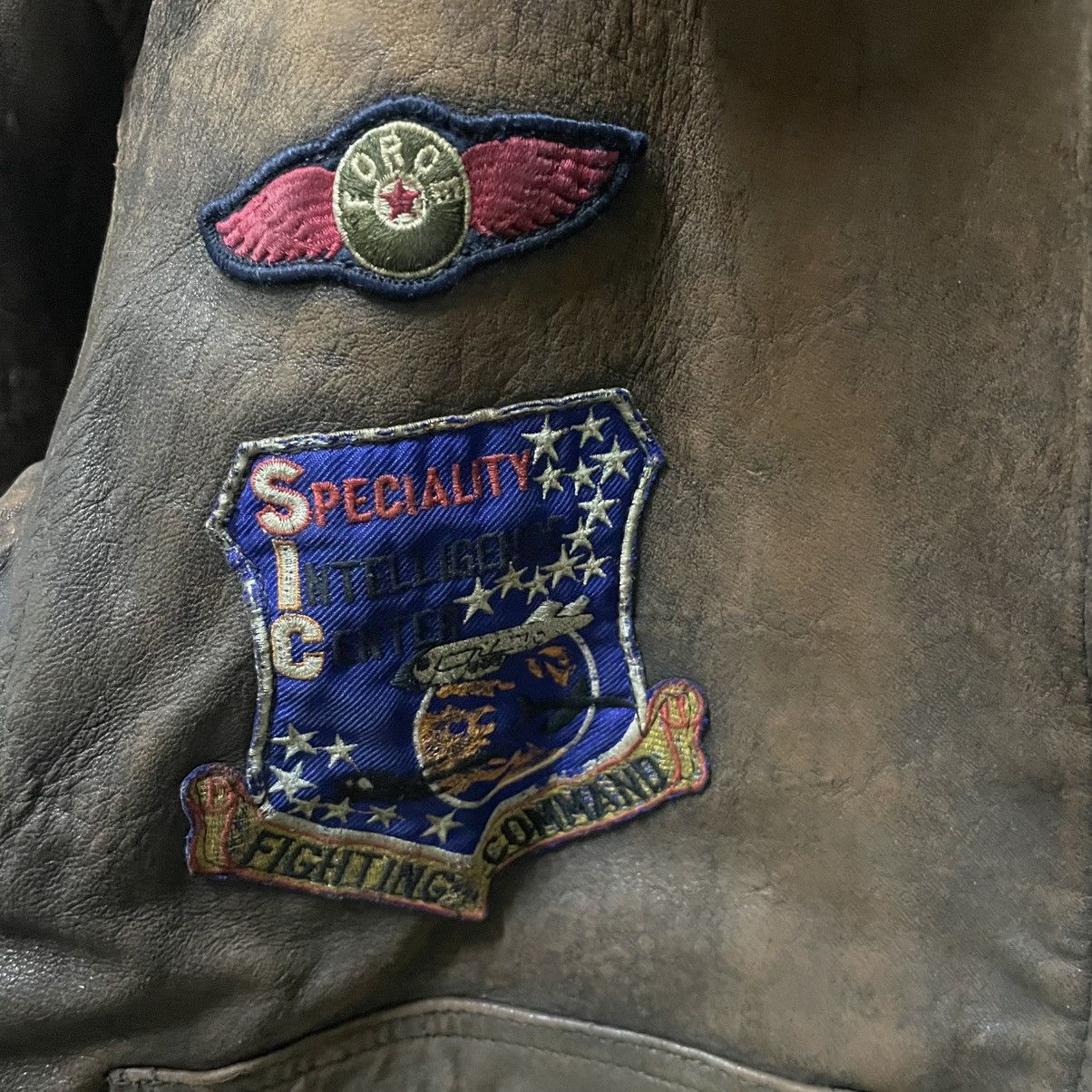 Other vintage leather air force bomber jacket Size US L / EU 52-54 / 3 - 4 Thumbnail