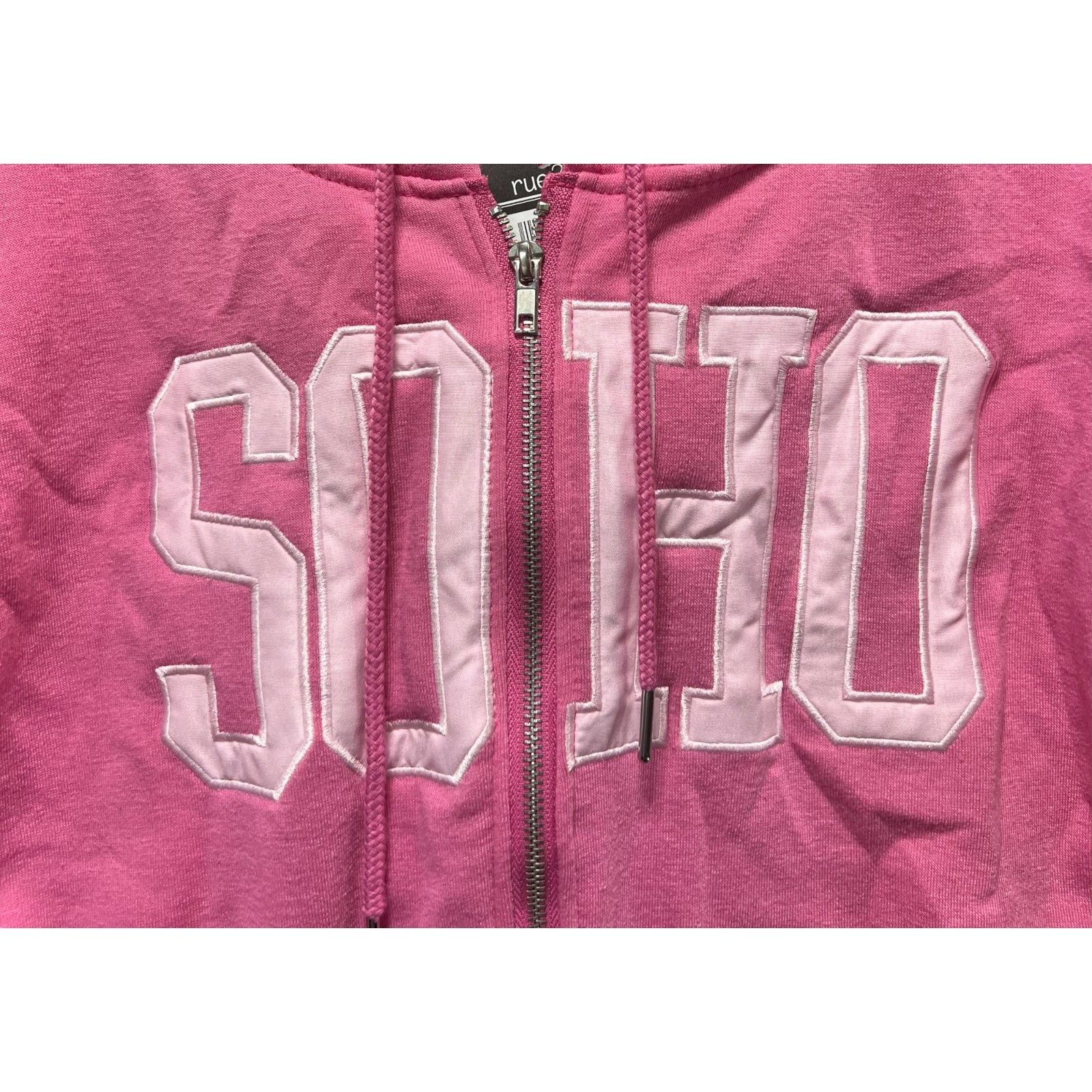 rue21 Rue 21 - Women's Long Sleeve Hooded Sweatshirt - Pink - Medi Size M / US 6-8 / IT 42-44 - 10 Thumbnail