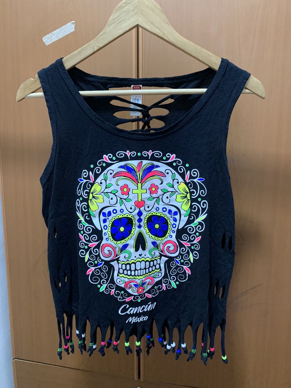 Other Crop tops Skull Cancun Mexico Small Size S / US 4 / IT 40 - 1 Thumbnail
