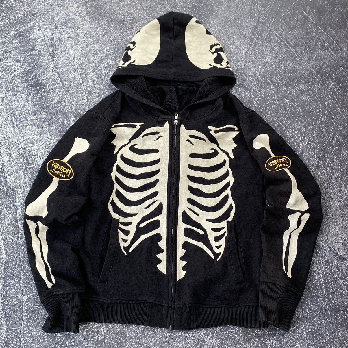 camo hoodie skull トップス Swag VANSON zip Y2K