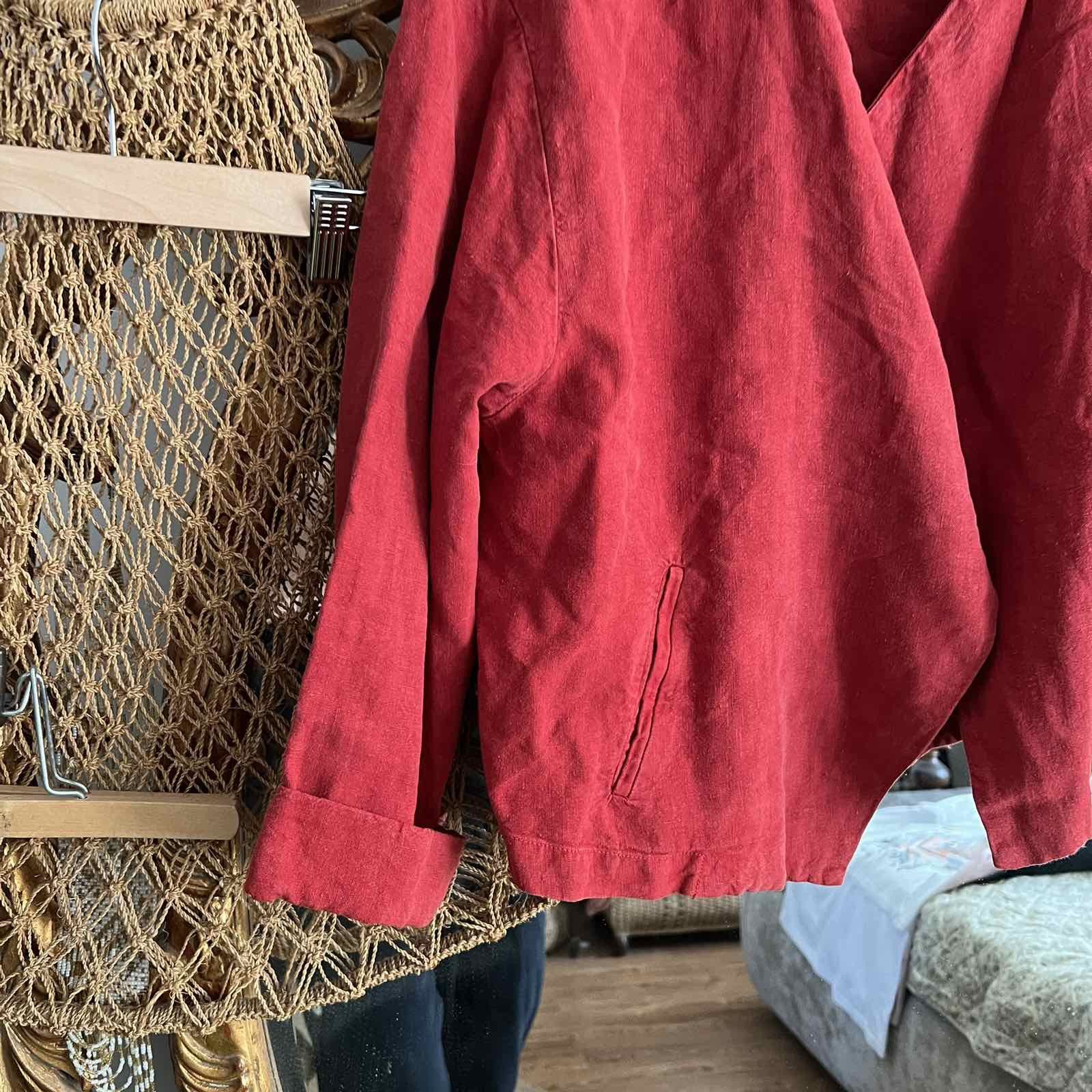 Designer × Japanese Brand Elemente Clemente Oska Linen jacket Size L / US 10 / IT 46 - 7 Thumbnail