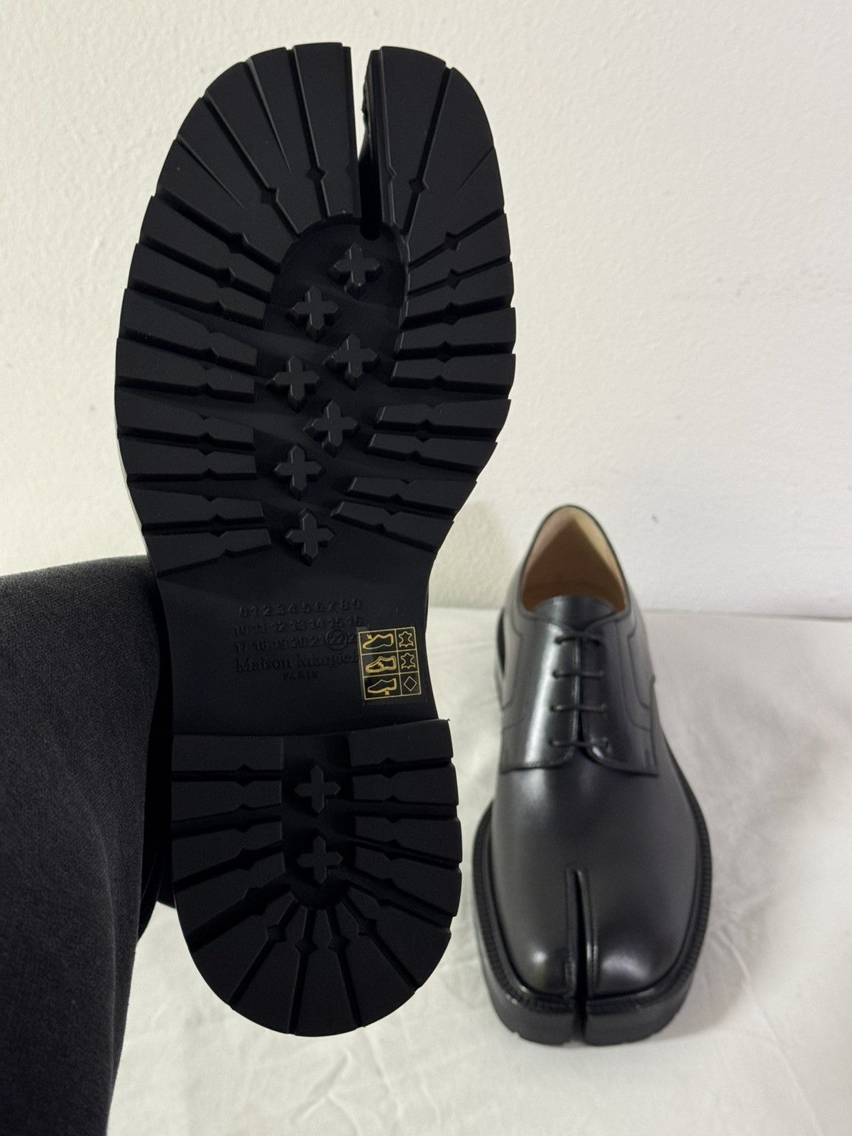 Maison Margiela Maison Margiela Tabi Platform Derby’s - Black 43 Size US 10 / EU 43 - 7 Thumbnail
