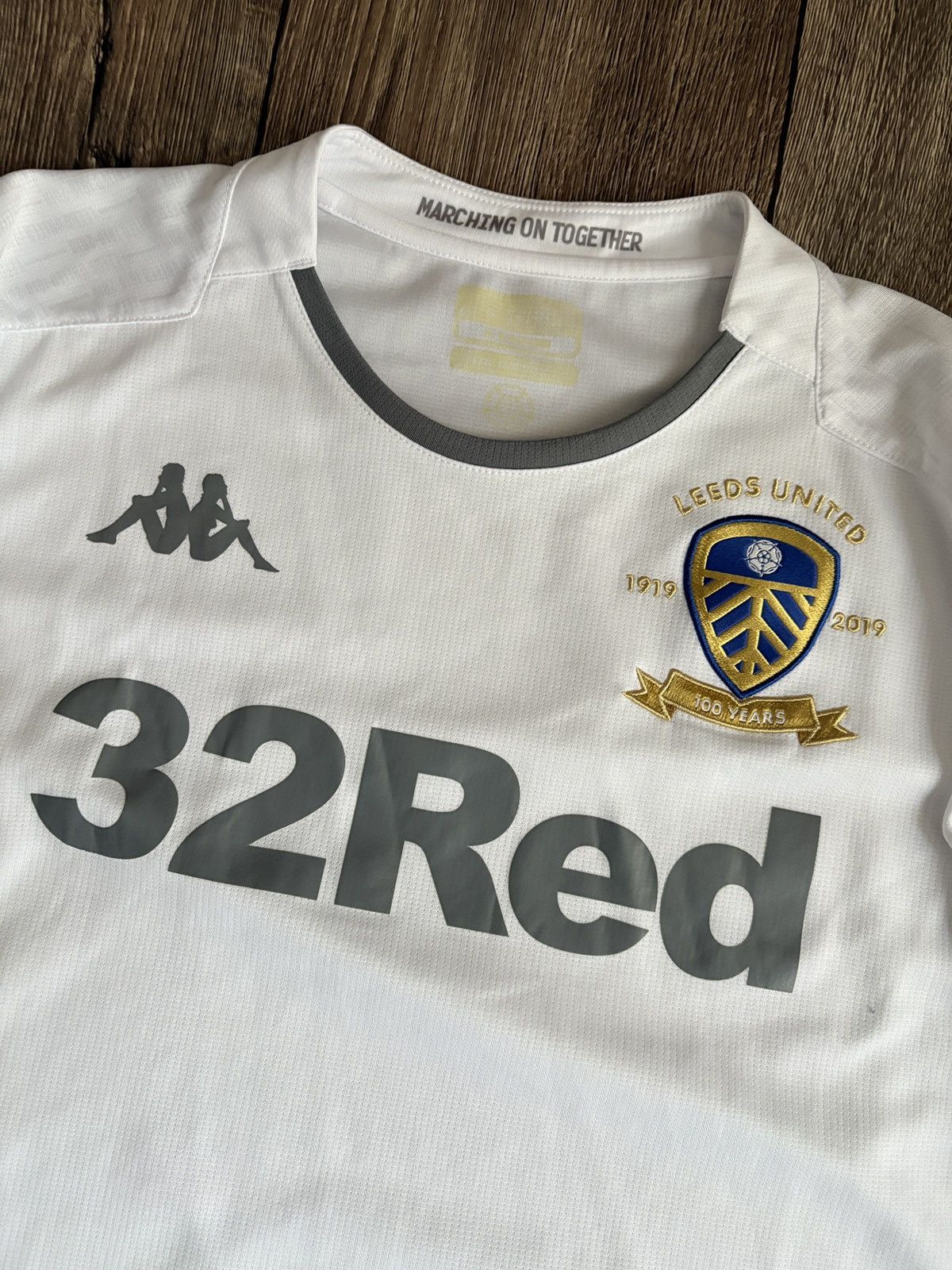 Kappa Leeds United 2019 2020 Home Century Football Jersey Kappa Size US XL / EU 56 / 4 - 2 Thumbnail