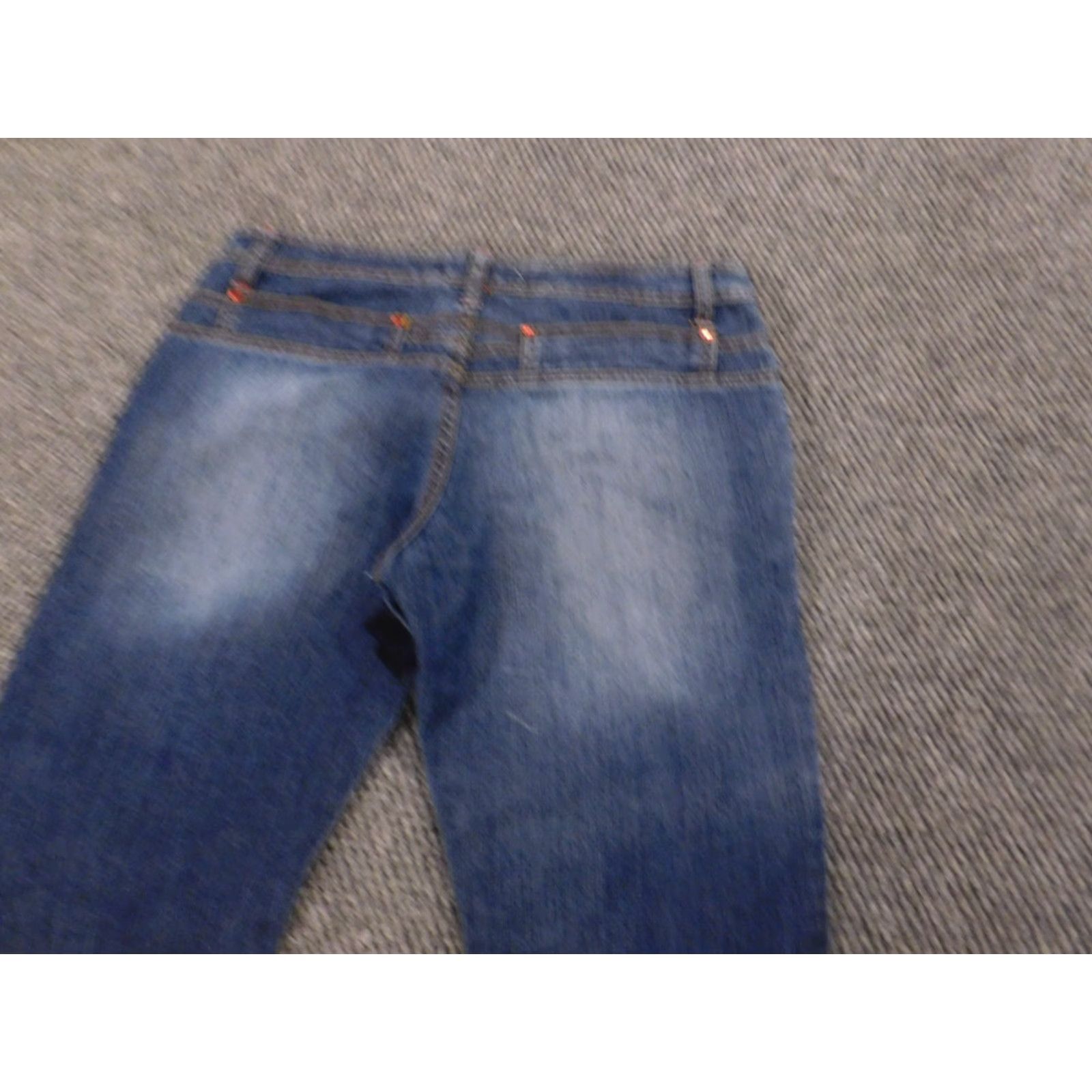 Ecko Unltd. Ecko Unltd. Jeans Women 7 Blue Capri Denim Straight Slim Stretch Zip Modern Regular 30in Waist Inseam 22in Size 28" / US 6 / IT 42 - 6 Thumbnail
