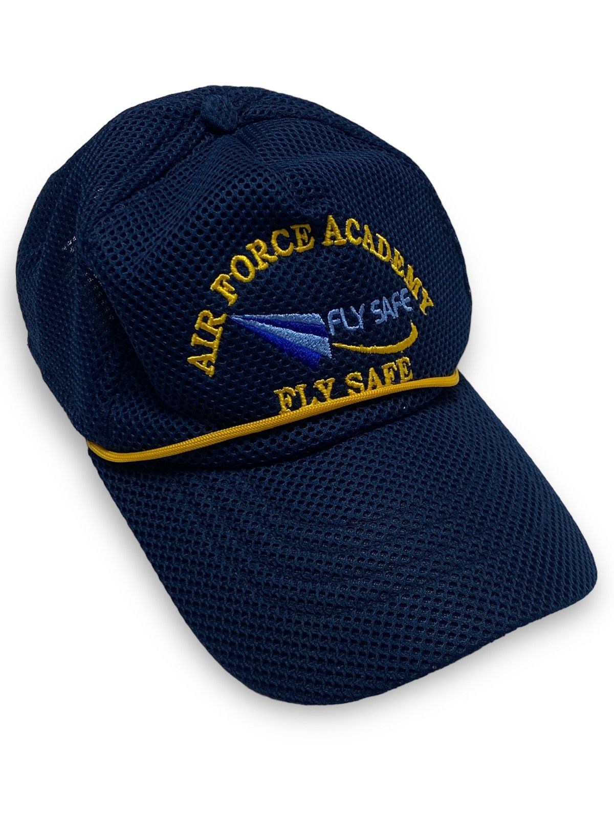 Hat Club Vintage FLY SAFE AIR FORCES ACADEMY Navy Big Logo Cap Size ONE SIZE - 1 Thumbnail