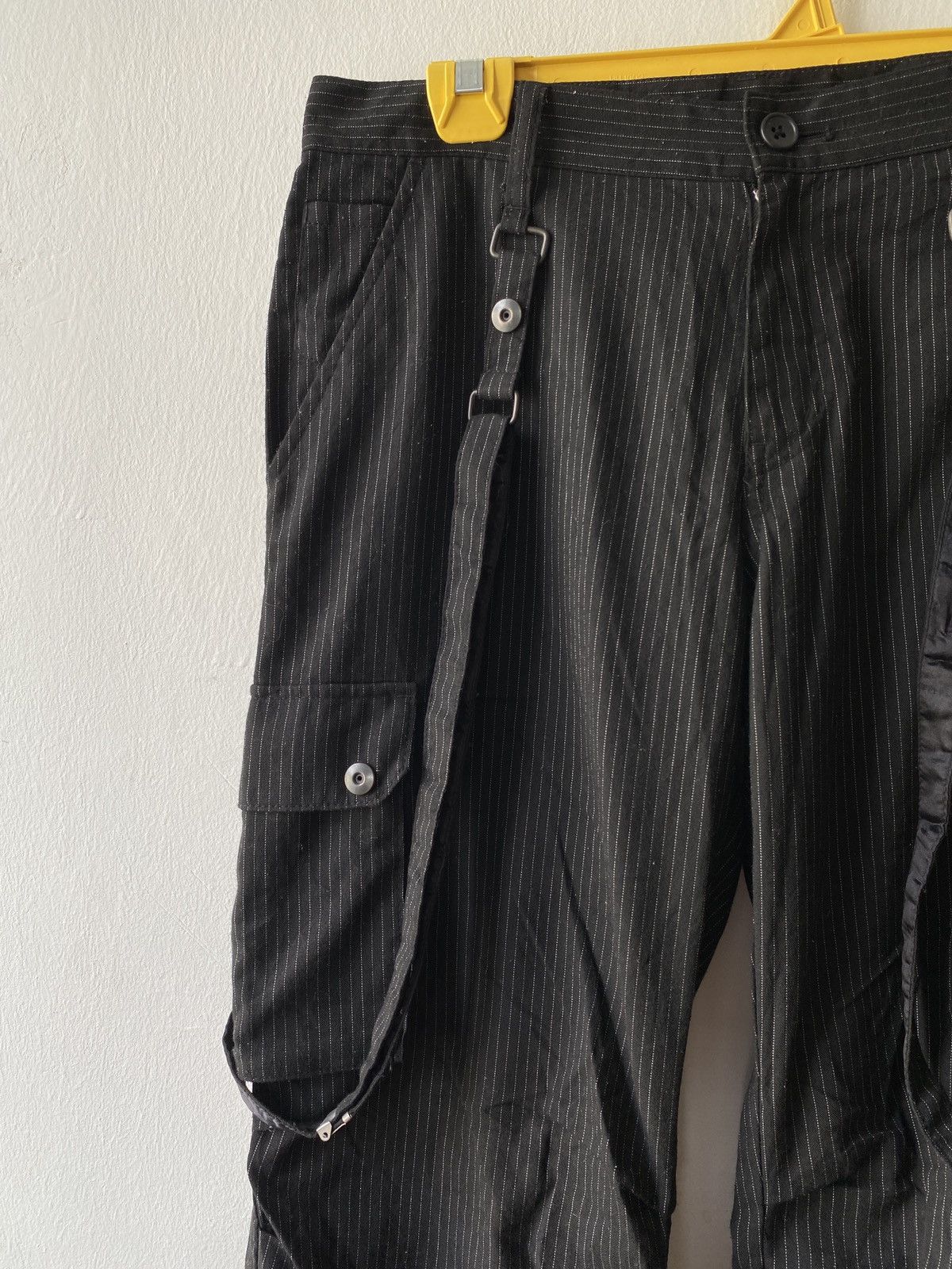 Japanese Brand Japanese Brand PPFM Stripe Bondage Multipocket Cargo Pant Size US 31 - 6 Thumbnail