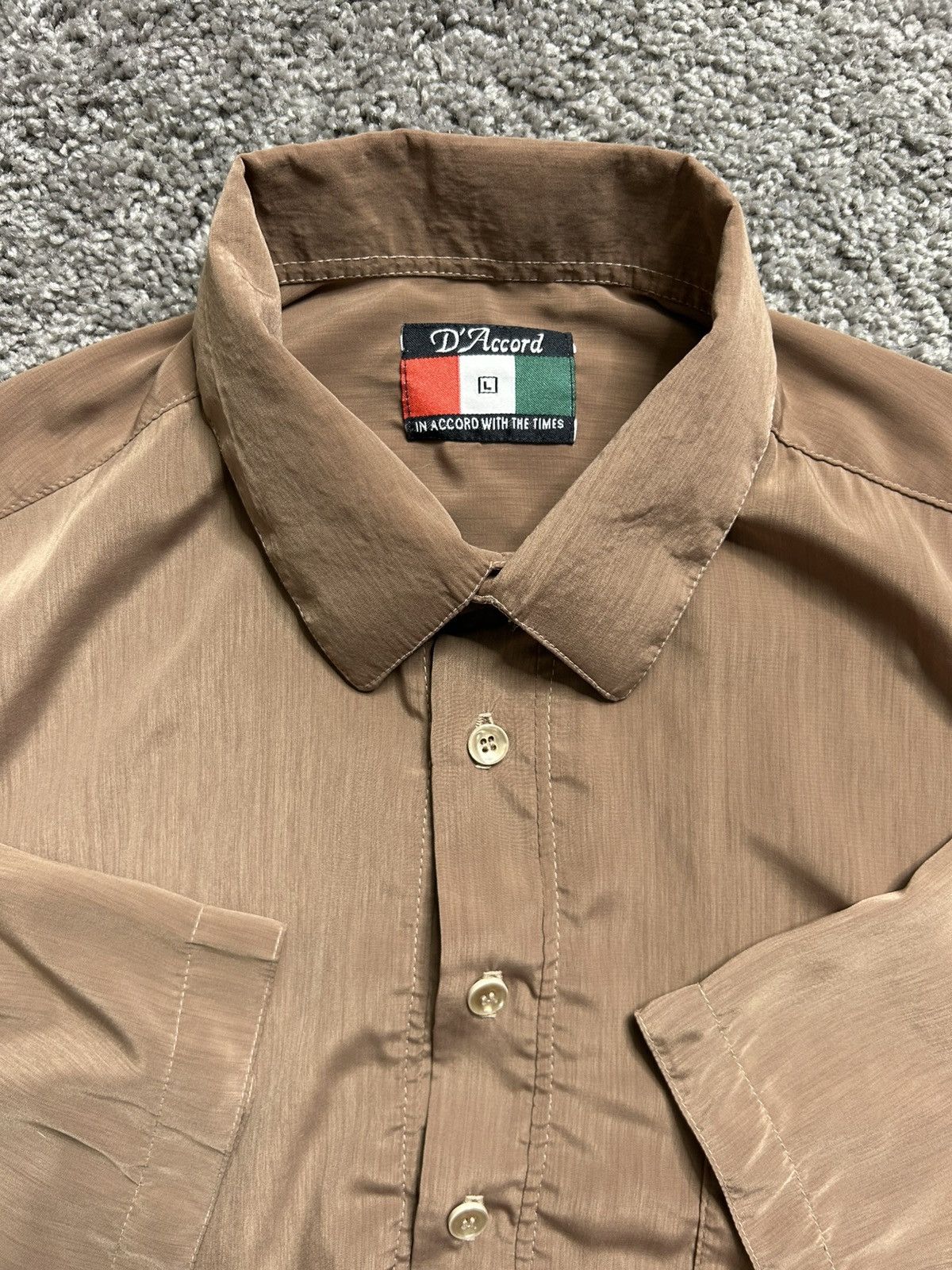 Vintage Vintage 80s/90s D’Accord Polo Shirt Made in USA Size US L / EU 52-54 / 3 - 6 Thumbnail