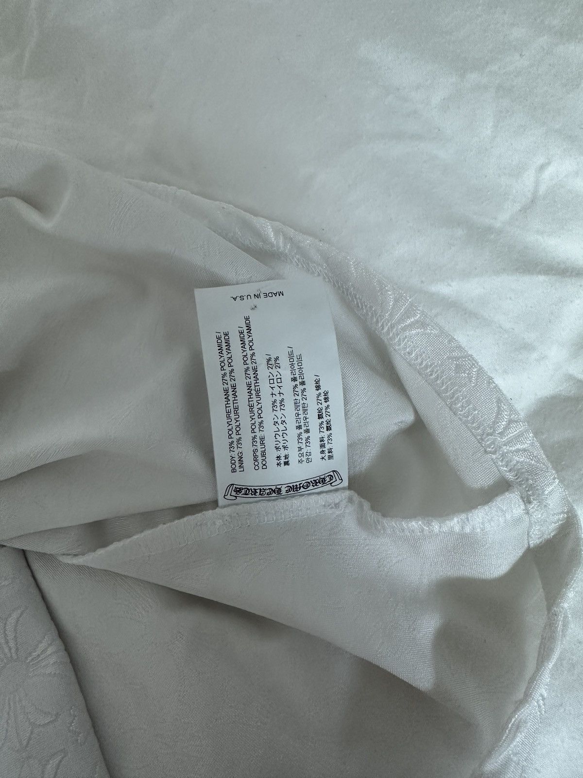 Chrome Hearts Chrome Heart Mini Horseshoe White Pleated Skirt Size Large Size L / US 10 / IT 46 - 4 Thumbnail