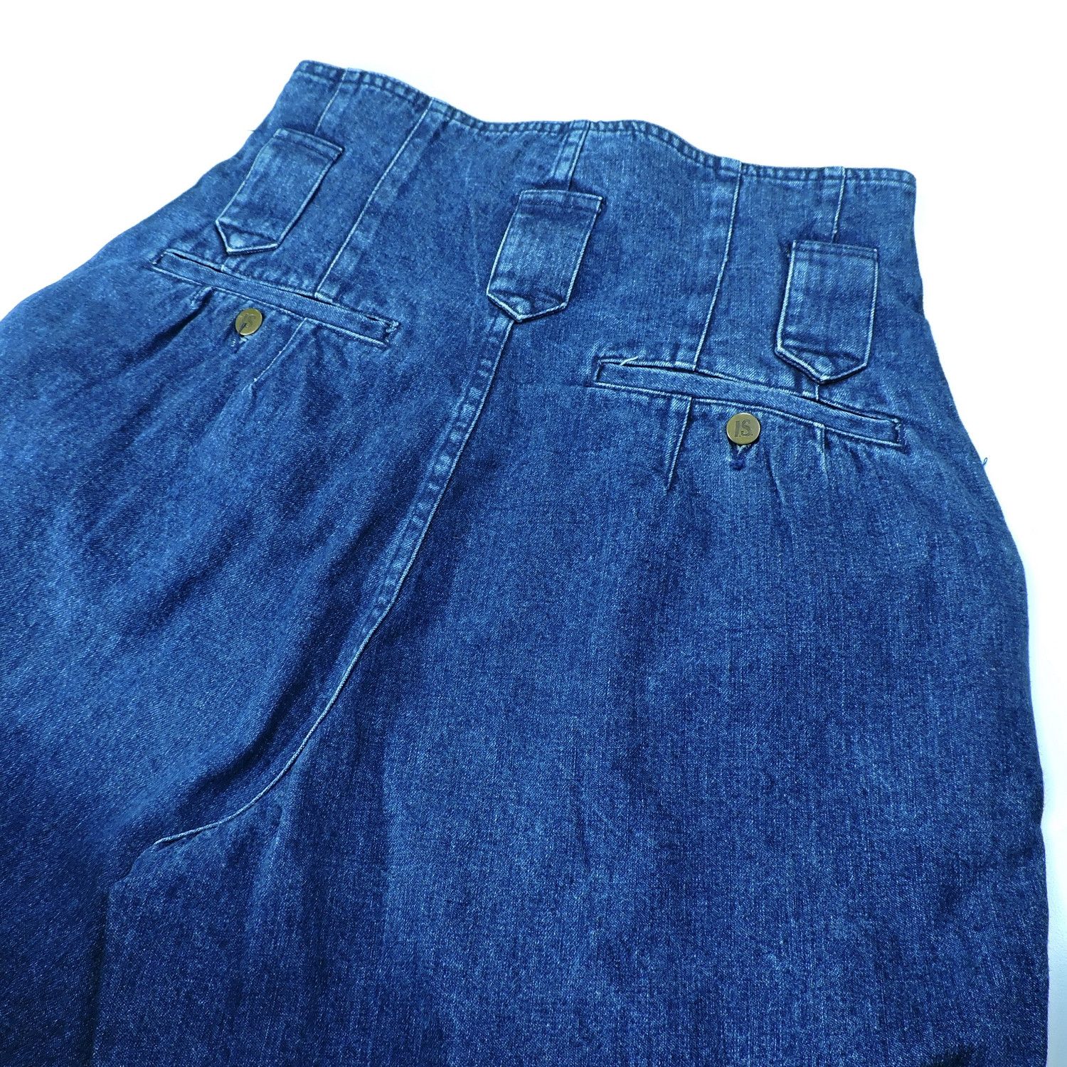 Issey Miyake ISSEY MIYAKE HIGH WAIST TAPERED DENIM LONG PANTS Size 29" - 9 Thumbnail