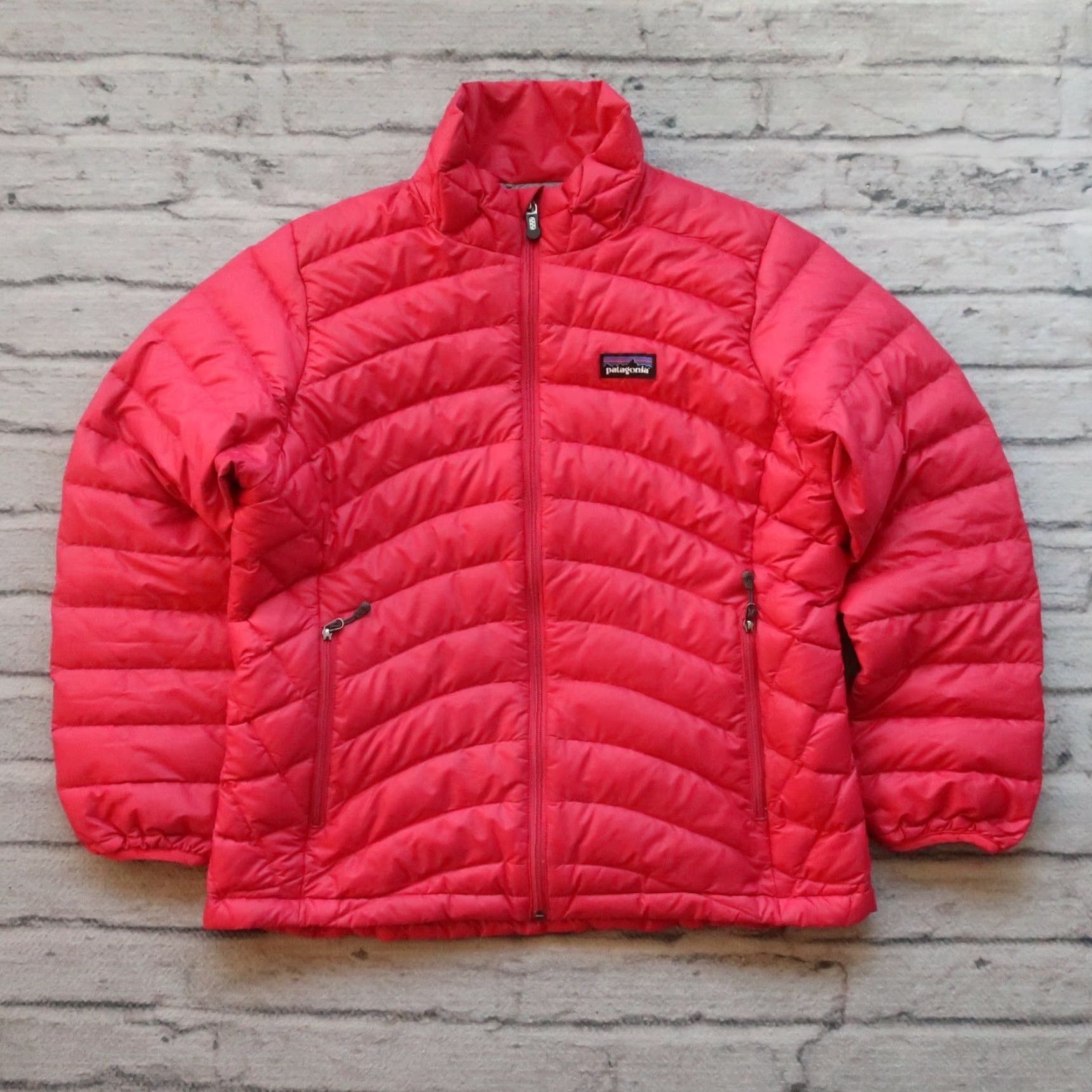 Patagonia Patagonia Quilted Sweater Jacket Womens Small Pink Vintage Size S / US 4 / IT 40 - 2 Thumbnail