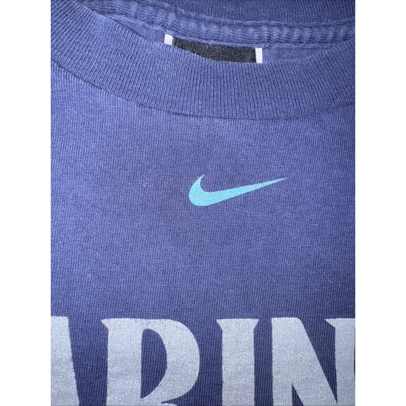 Nike × Vintage Vintage Nike Seattle Mariners MLB T-Shirt XXL Blue 90s 26x29 Size US XXL / EU 58 / 5 - 4 Thumbnail