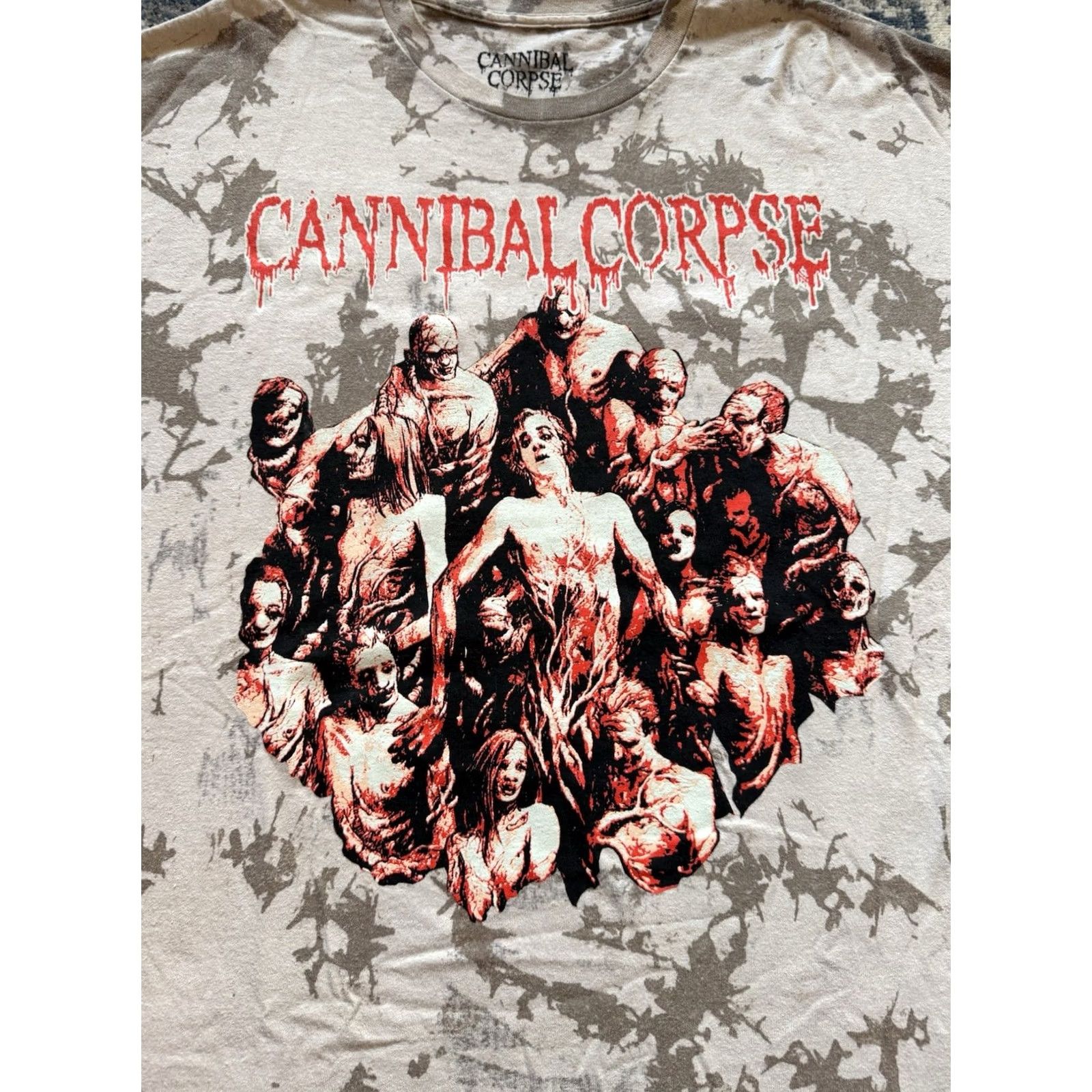 Vintage VINTAGE Cannibal Corpse The Bleeding Tour Concert T Shirt 2XL Death Metal Deicide 2024 Mens Size US XXL / EU 58 / 5 - 2 Thumbnail