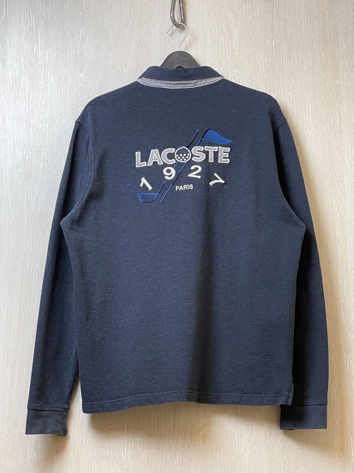 Lacoste × Vintage Lacoste Sport Paris Long Sleeve Rugby shirt Size US XL / EU 56 / 4 - 1 Thumbnail
